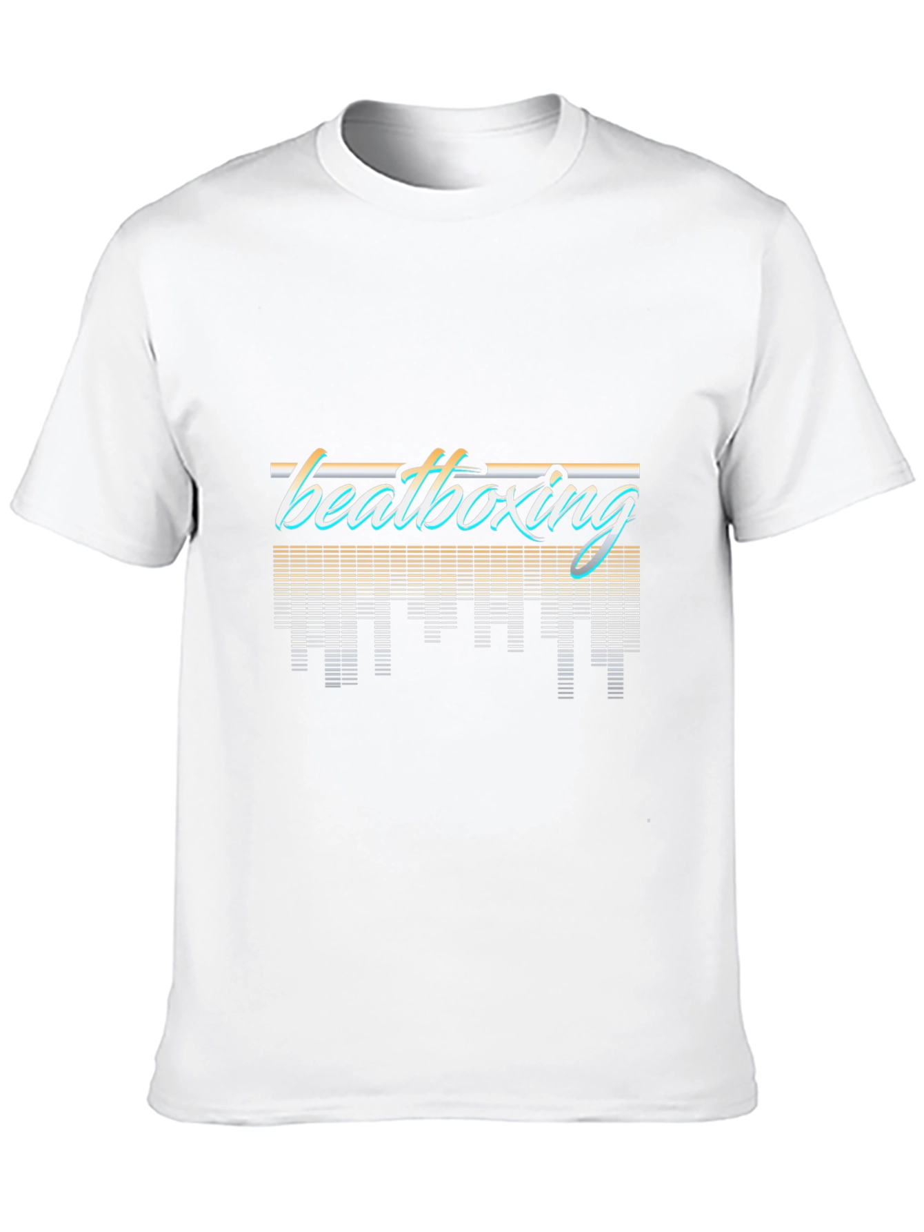 Beatboxing Graphic Print Black T-Shirt