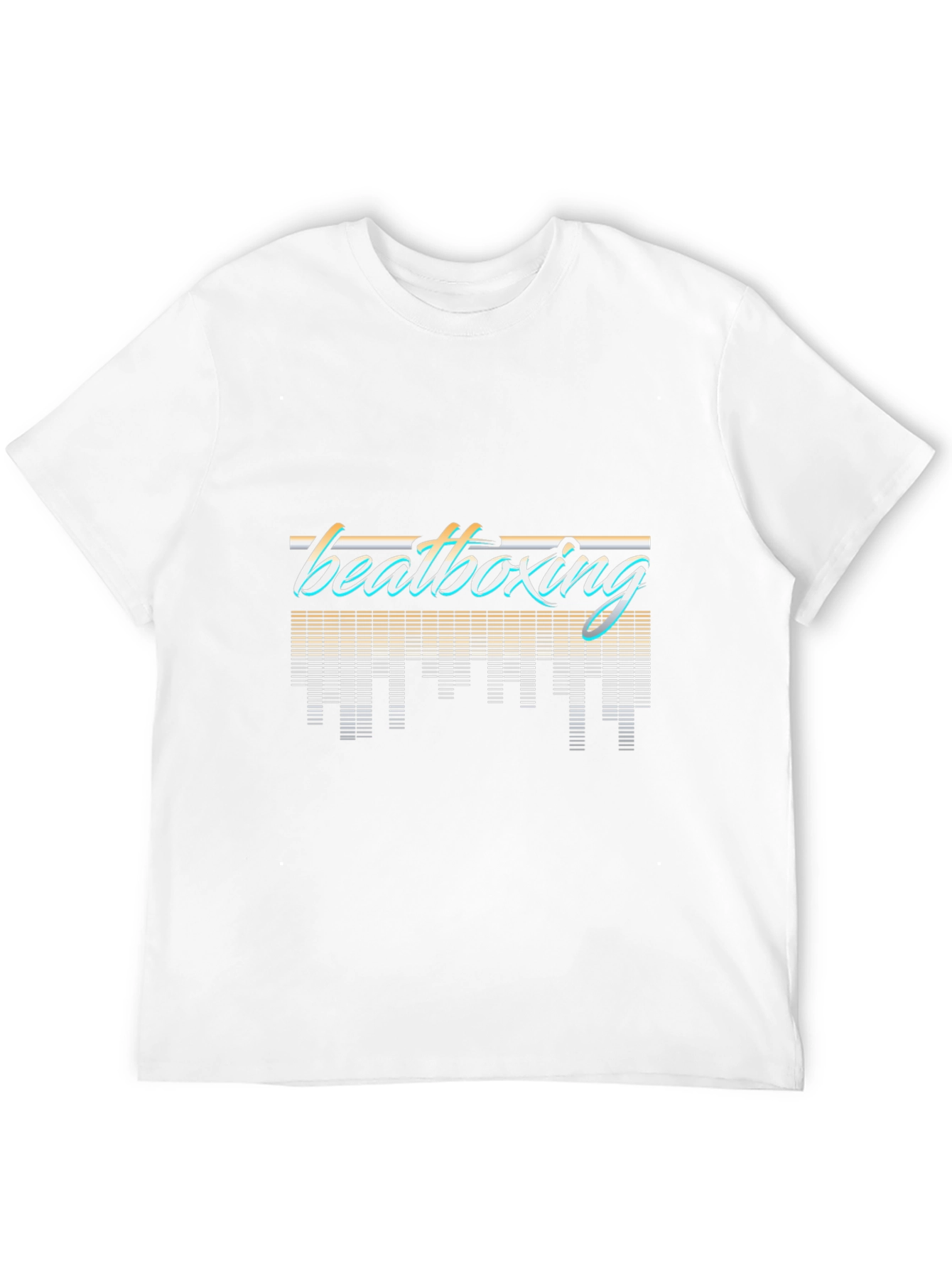 Beatboxing Graphic Print Black T-Shirt
