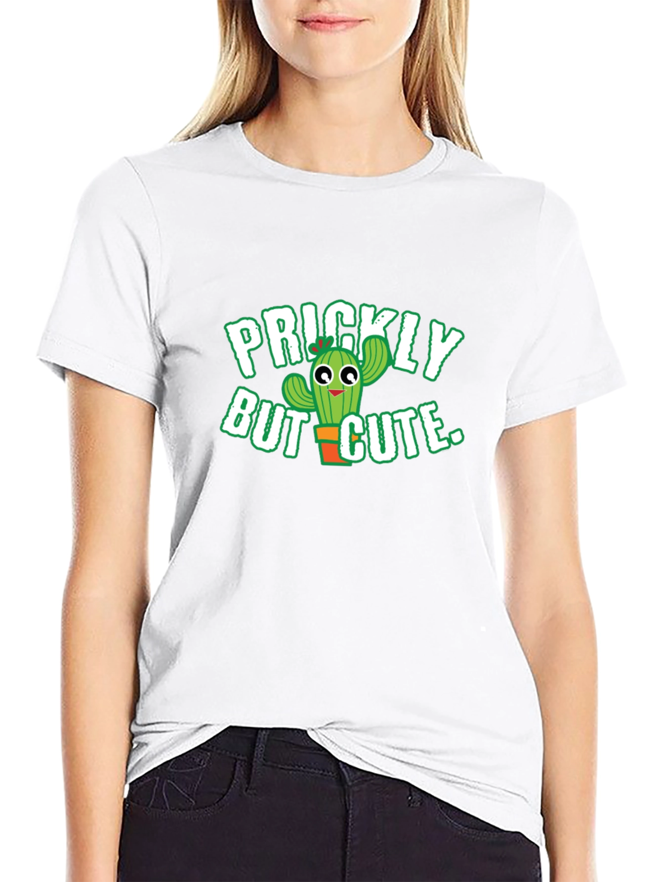 Prickly But Cute T-Shirt - Funny Cactus Graphic Tee