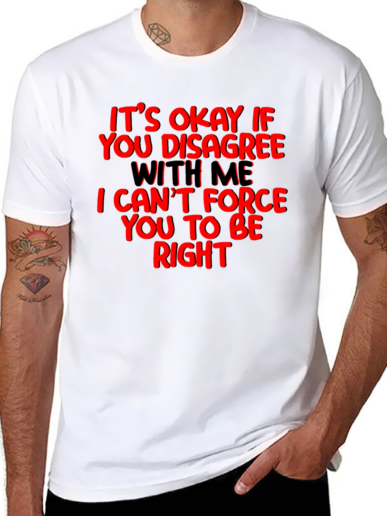 Funny Disagreement T-Shirt - Its Okay If You Disagree