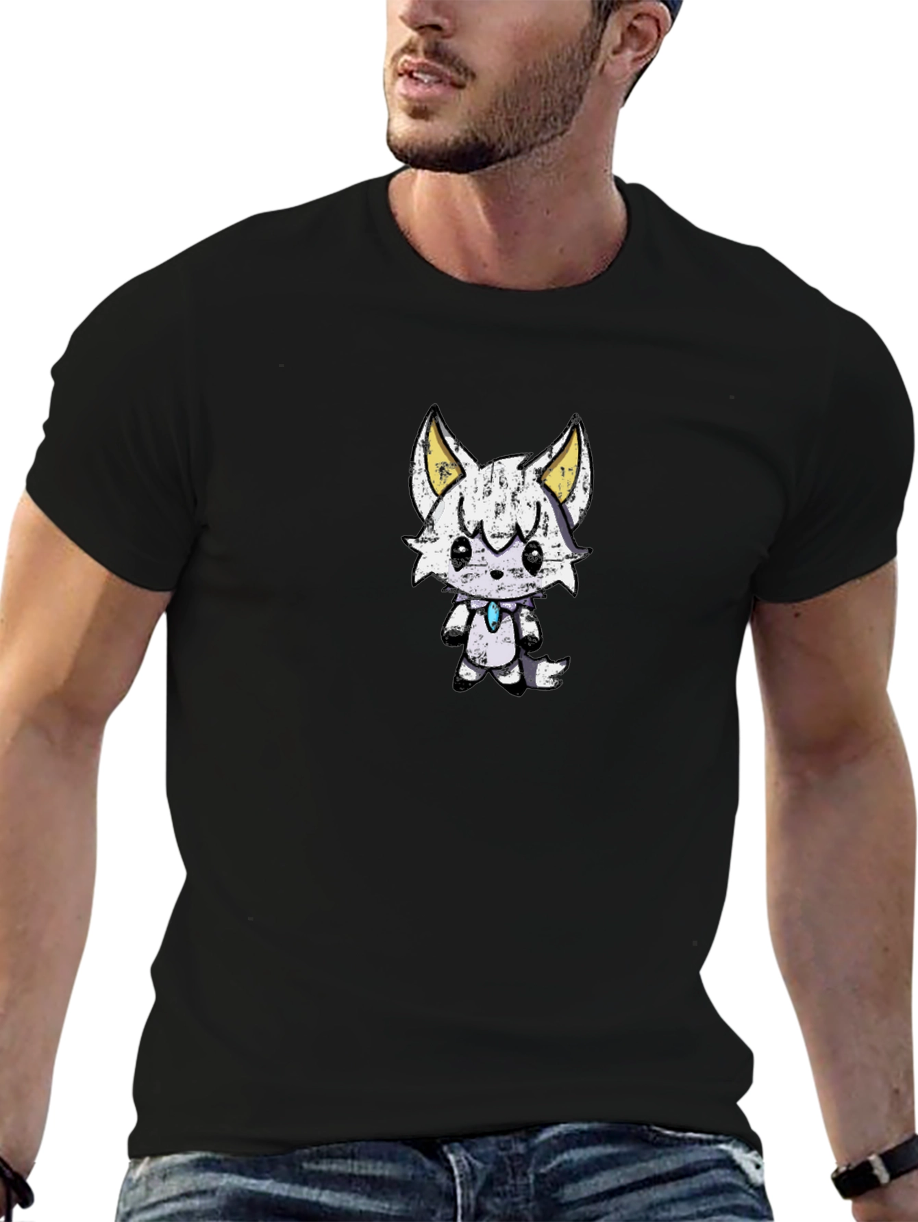 Cute Cartoon Fox Graphic T-Shirt