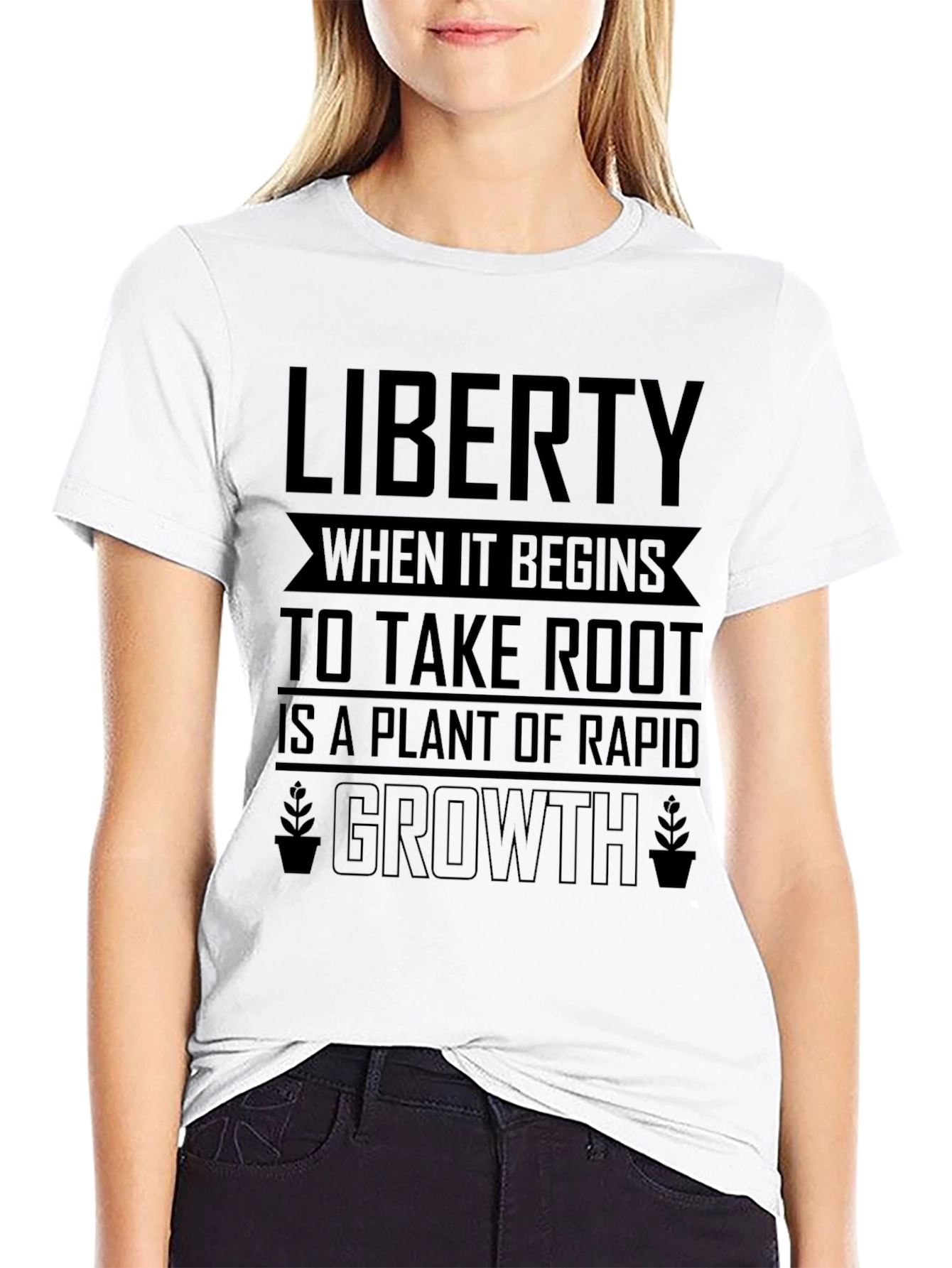 Liberty T-Shirt: Rapid Growth Design
