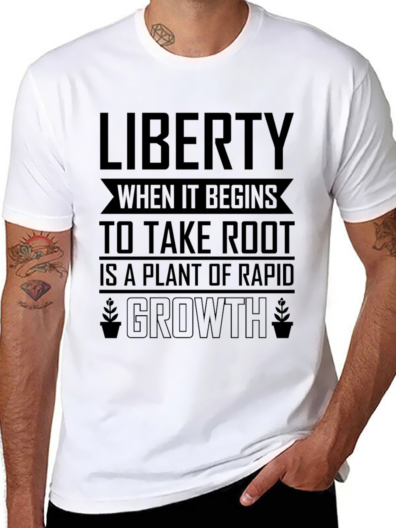 Liberty T-Shirt: Rapid Growth Design