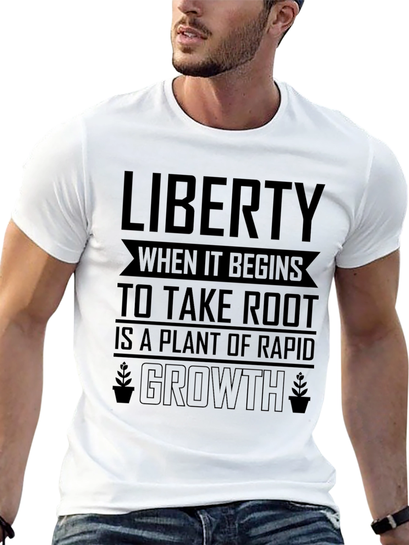 Liberty T-Shirt: Rapid Growth Design