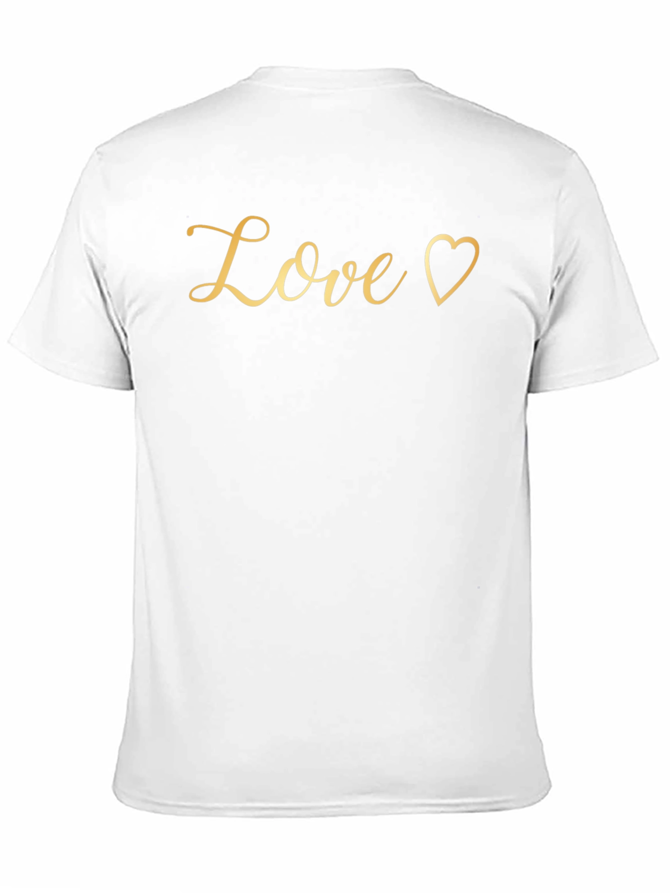 Love Heart Graphic Tee - Black