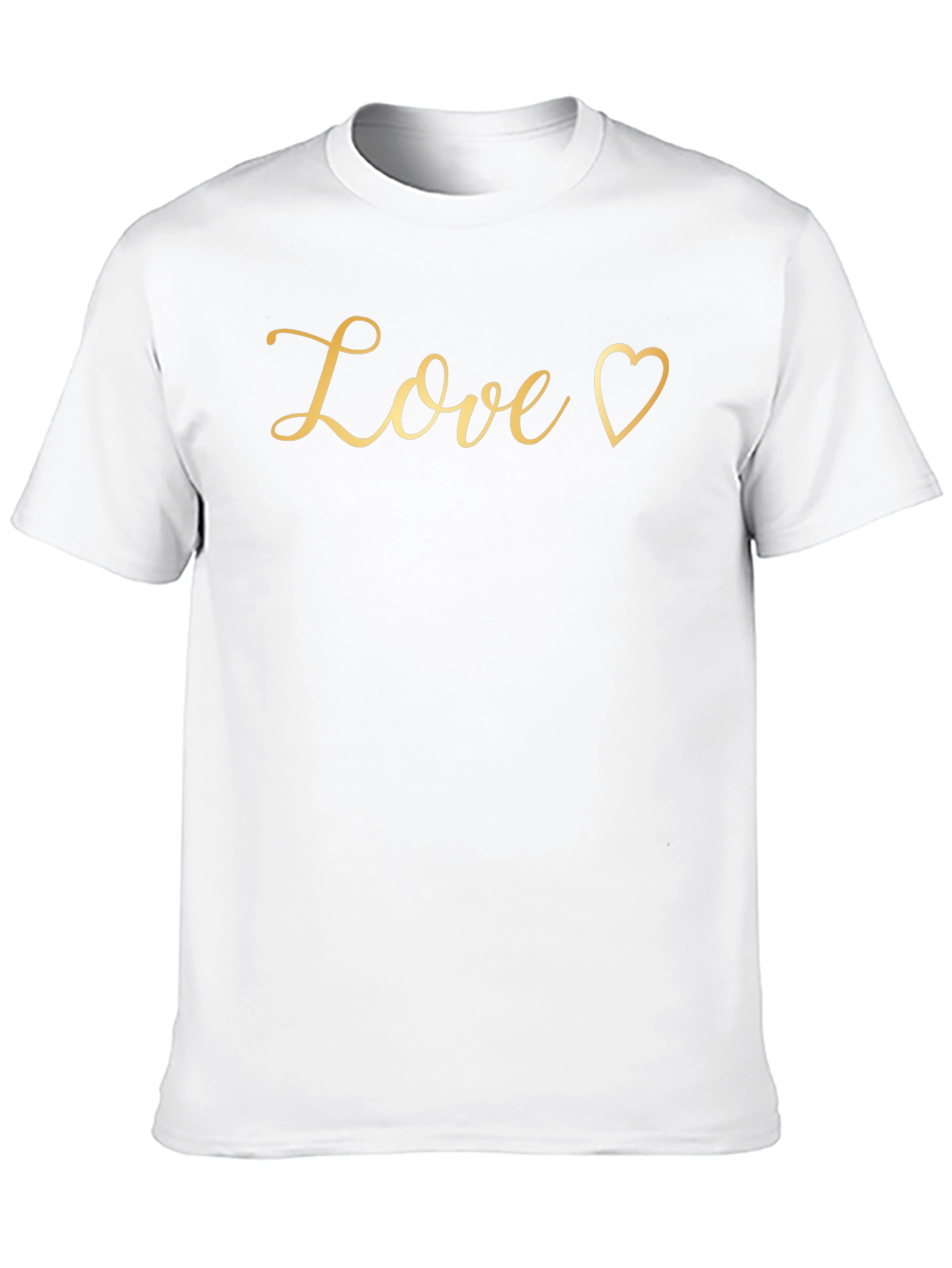 Love Heart Graphic Tee - Black