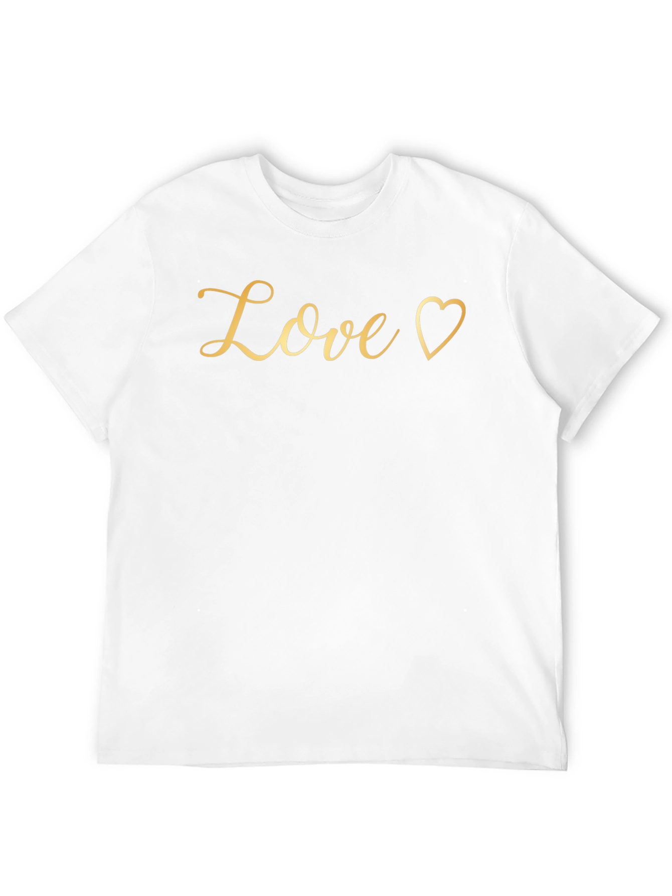 Love Heart Graphic Tee - Black