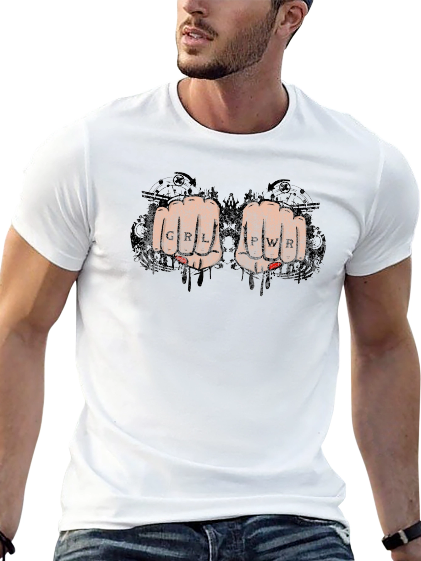 GRL PWR Graphic Tee - Empowering Style