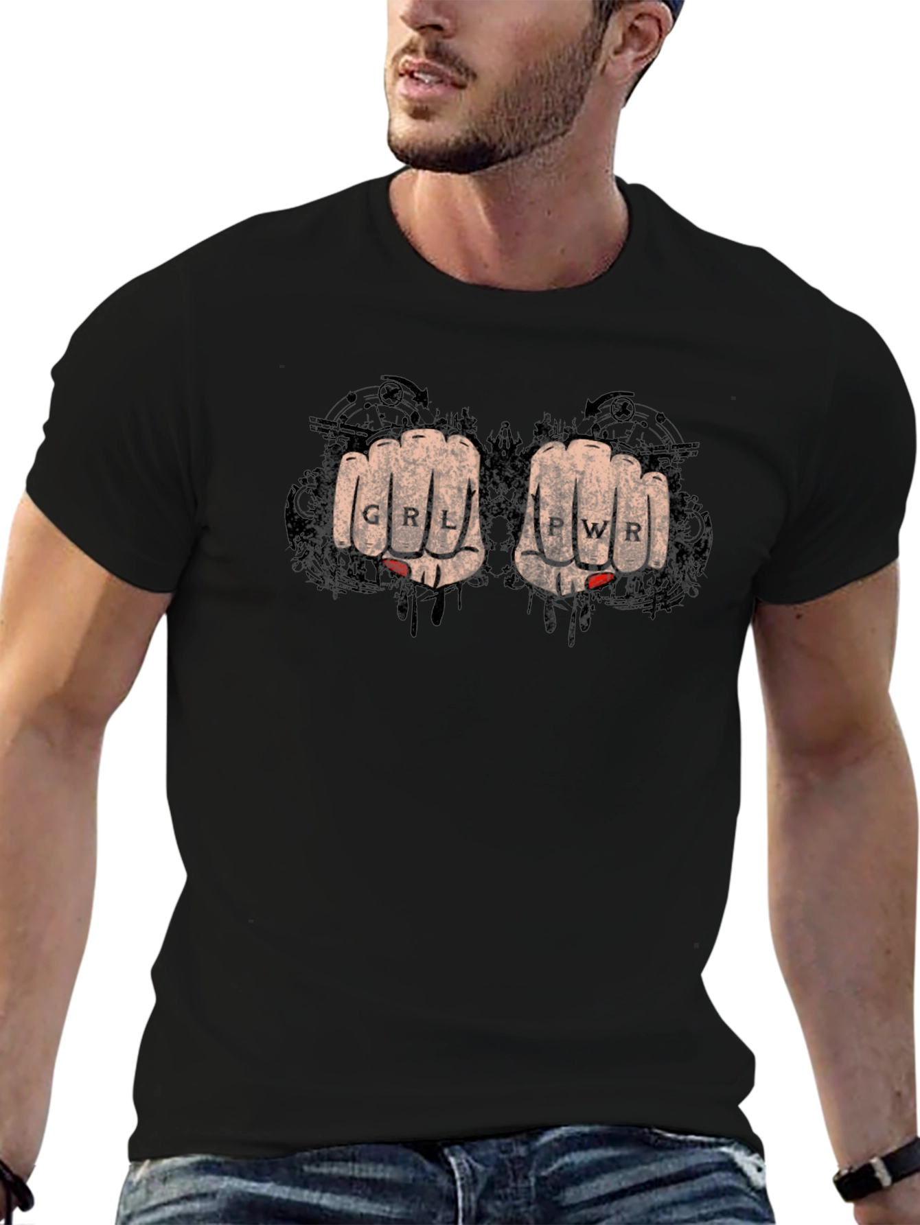 GRL PWR Graphic Tee - Empowering Style