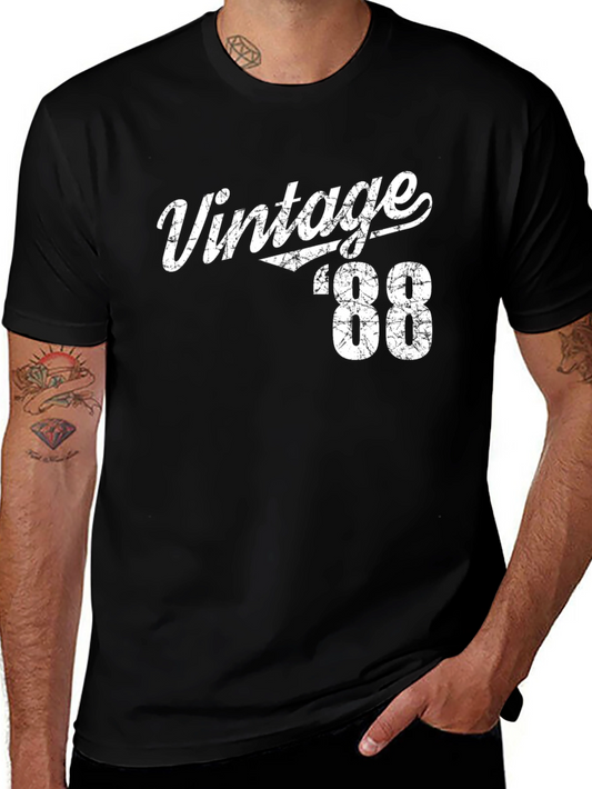 Vintage 1988 Graphic Tee - Black T-Shirt