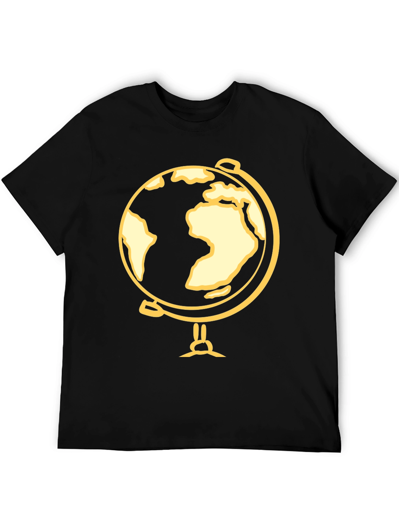 Globe Graphic Black T-Shirt