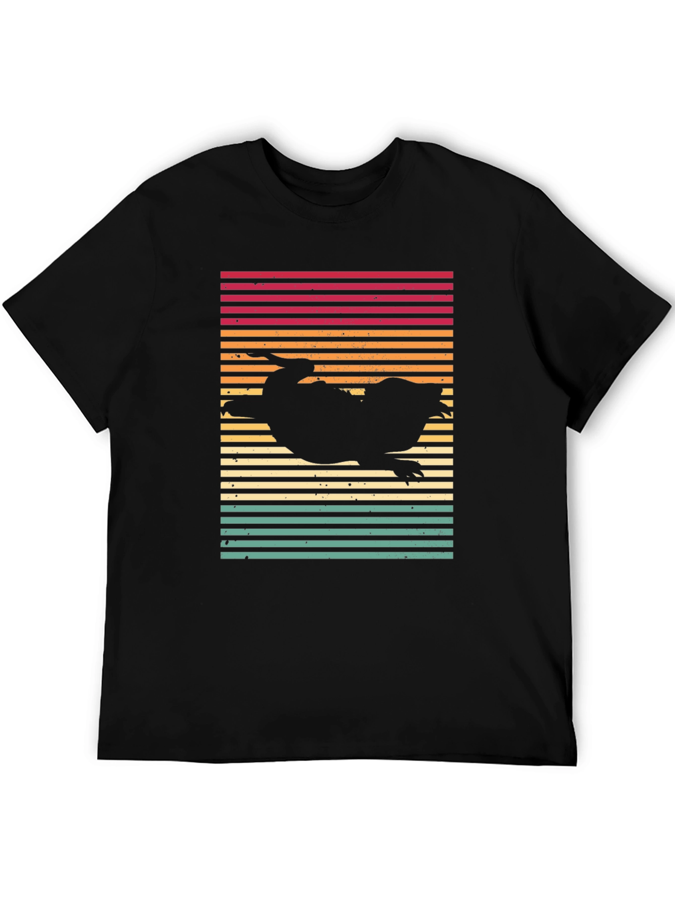 Retro Platypus T-Shirt - Sunset Style