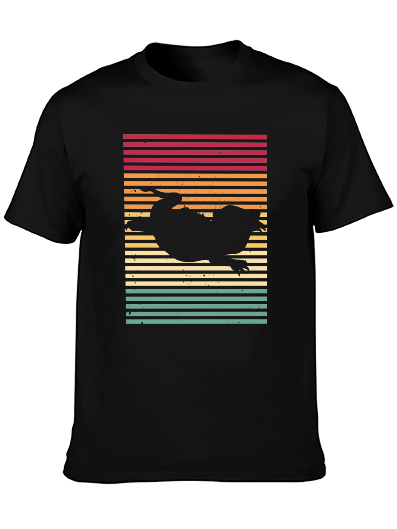 Retro Platypus T-Shirt - Sunset Style