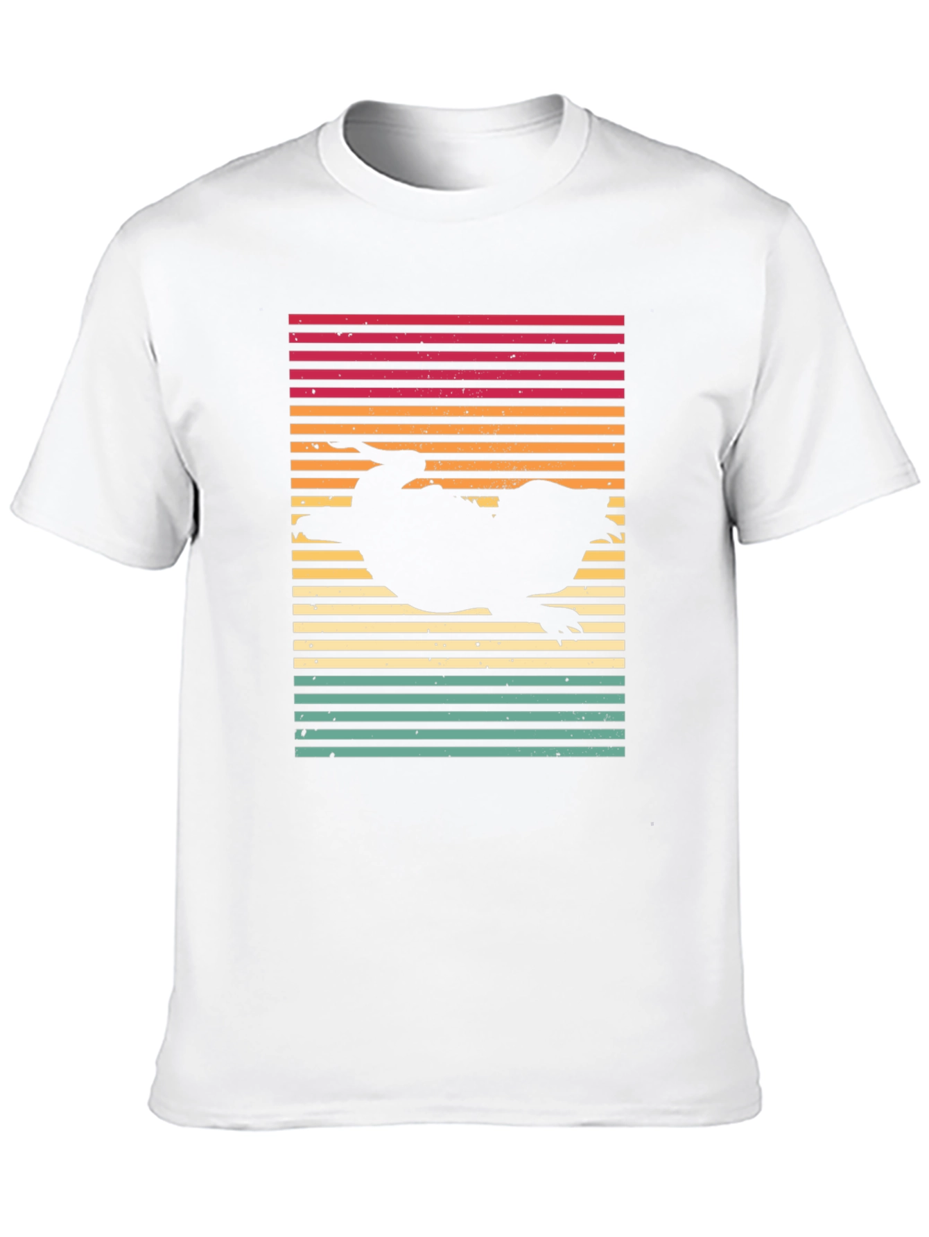 Retro Platypus T-Shirt - Sunset Style
