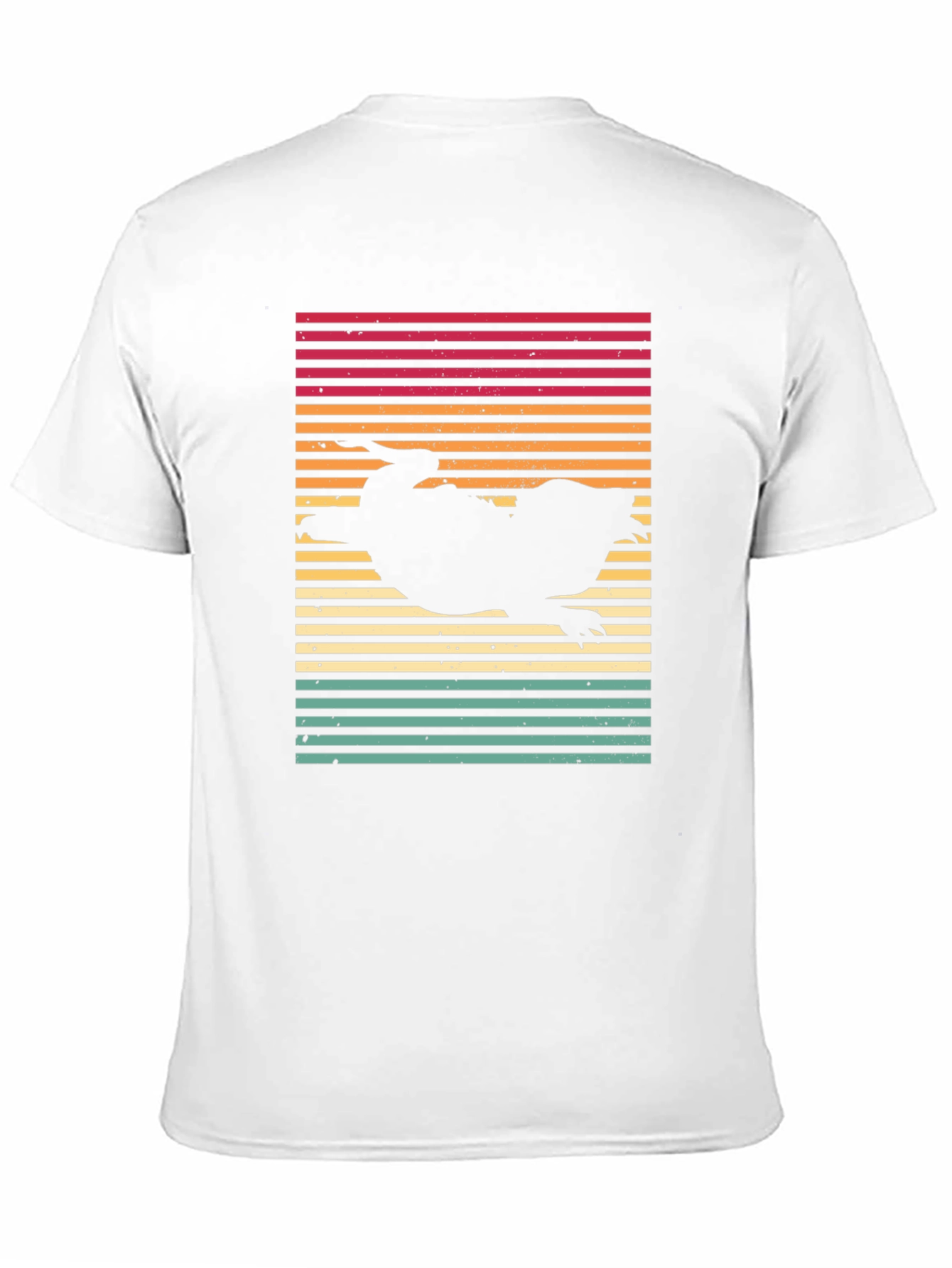 Retro Platypus T-Shirt - Sunset Style