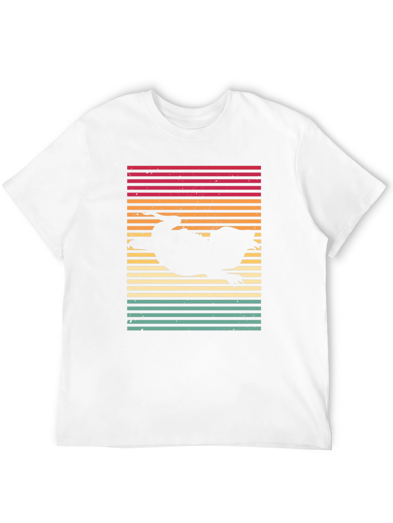 Retro Platypus T-Shirt - Sunset Style