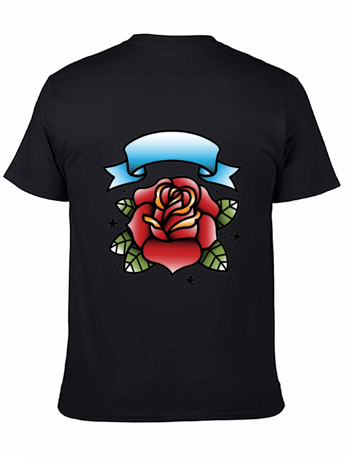 Rose Tattoo Graphic Tee - Classic Cool