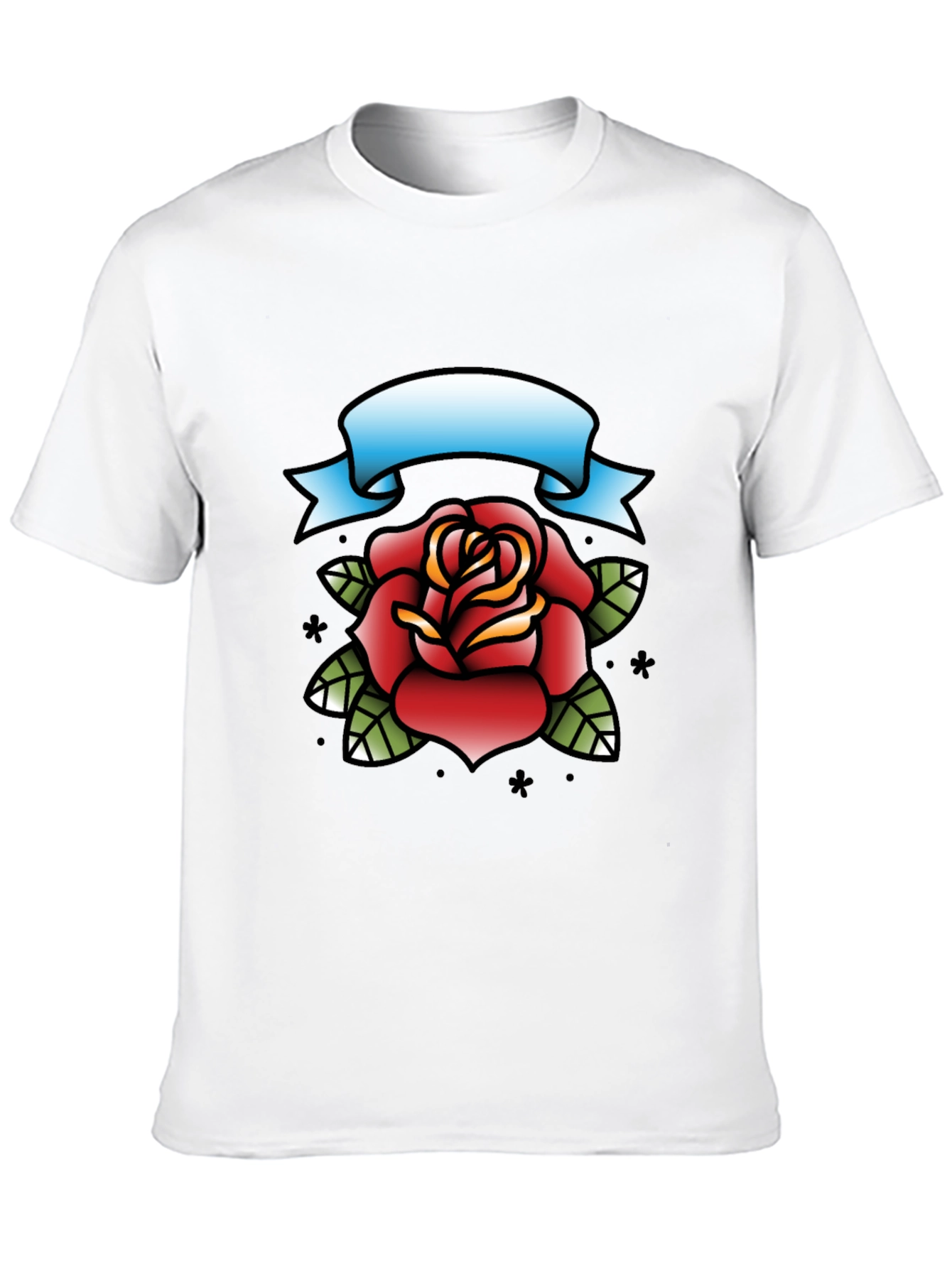 Rose Tattoo Graphic Tee - Classic Cool