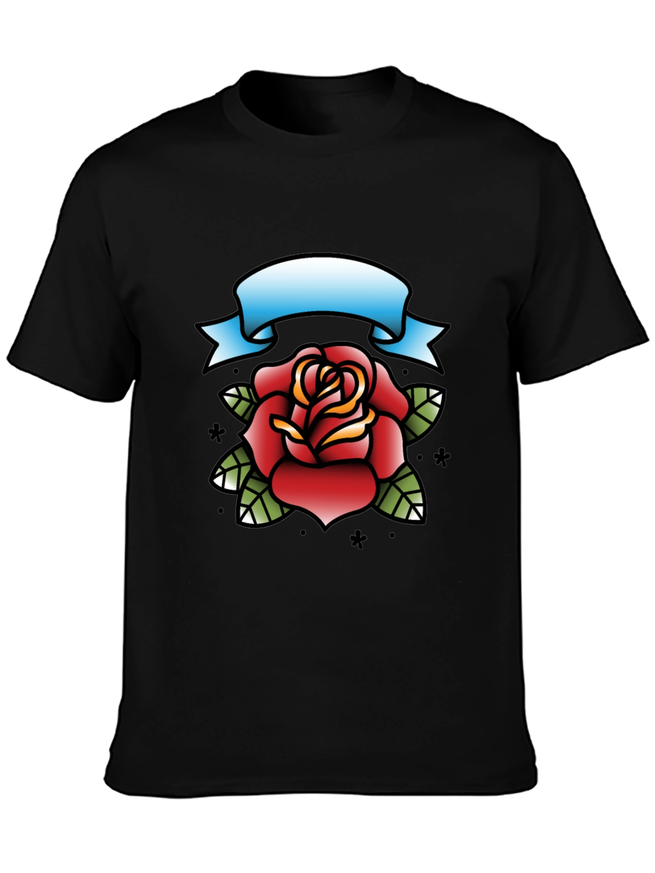 Rose Tattoo Graphic Tee - Classic Cool