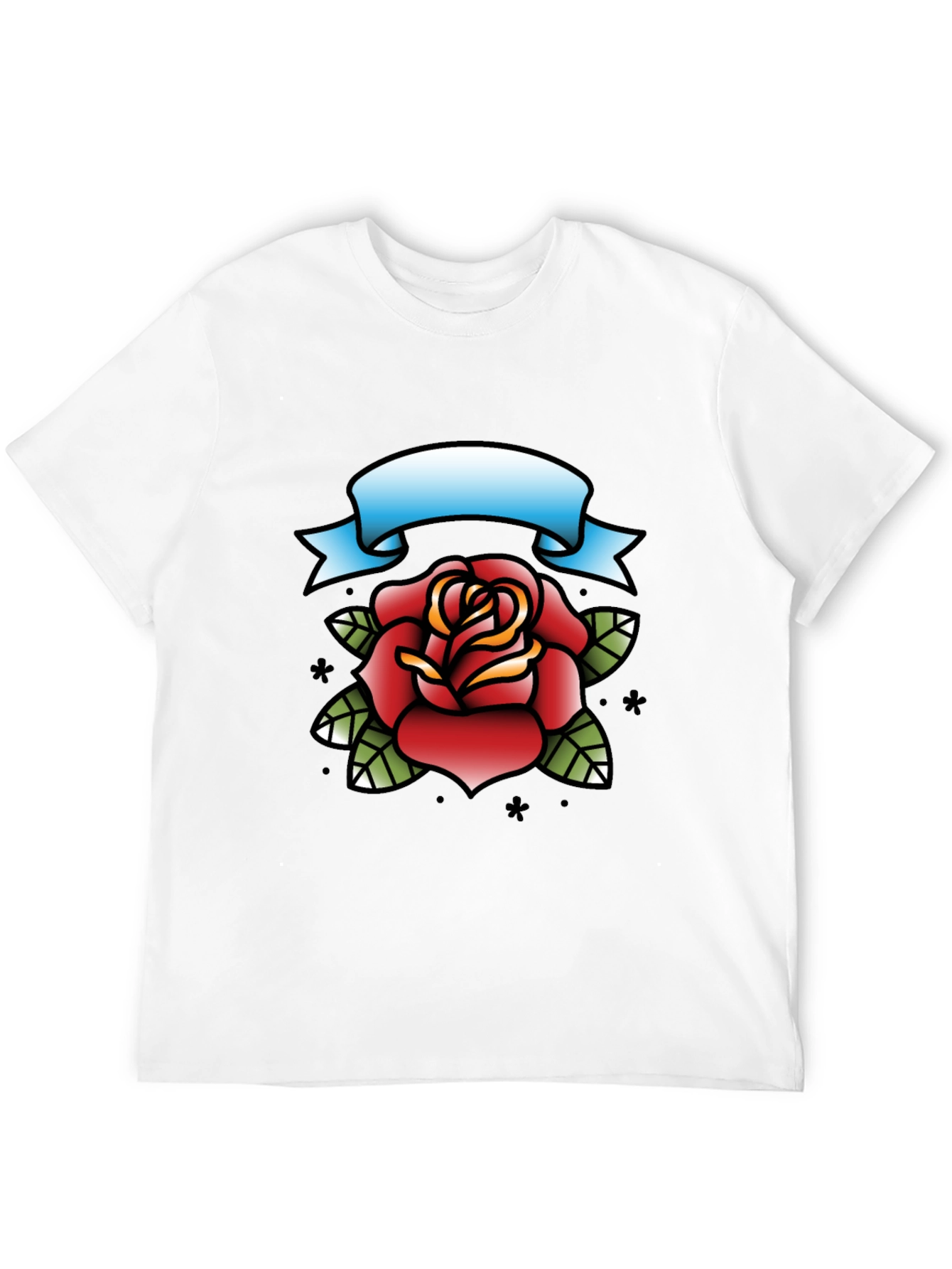 Rose Tattoo Graphic Tee - Classic Cool