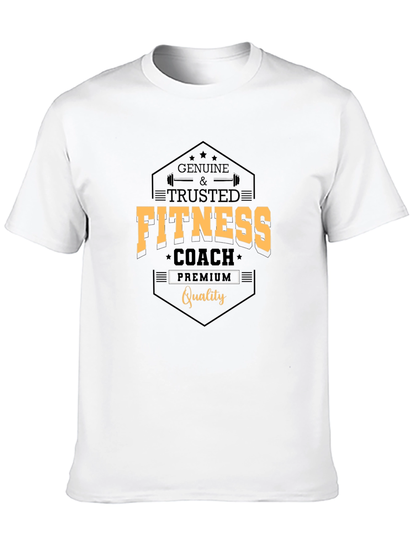 Fitness Coach Graphic T-Shirt - Premium Quality Cotton Blend