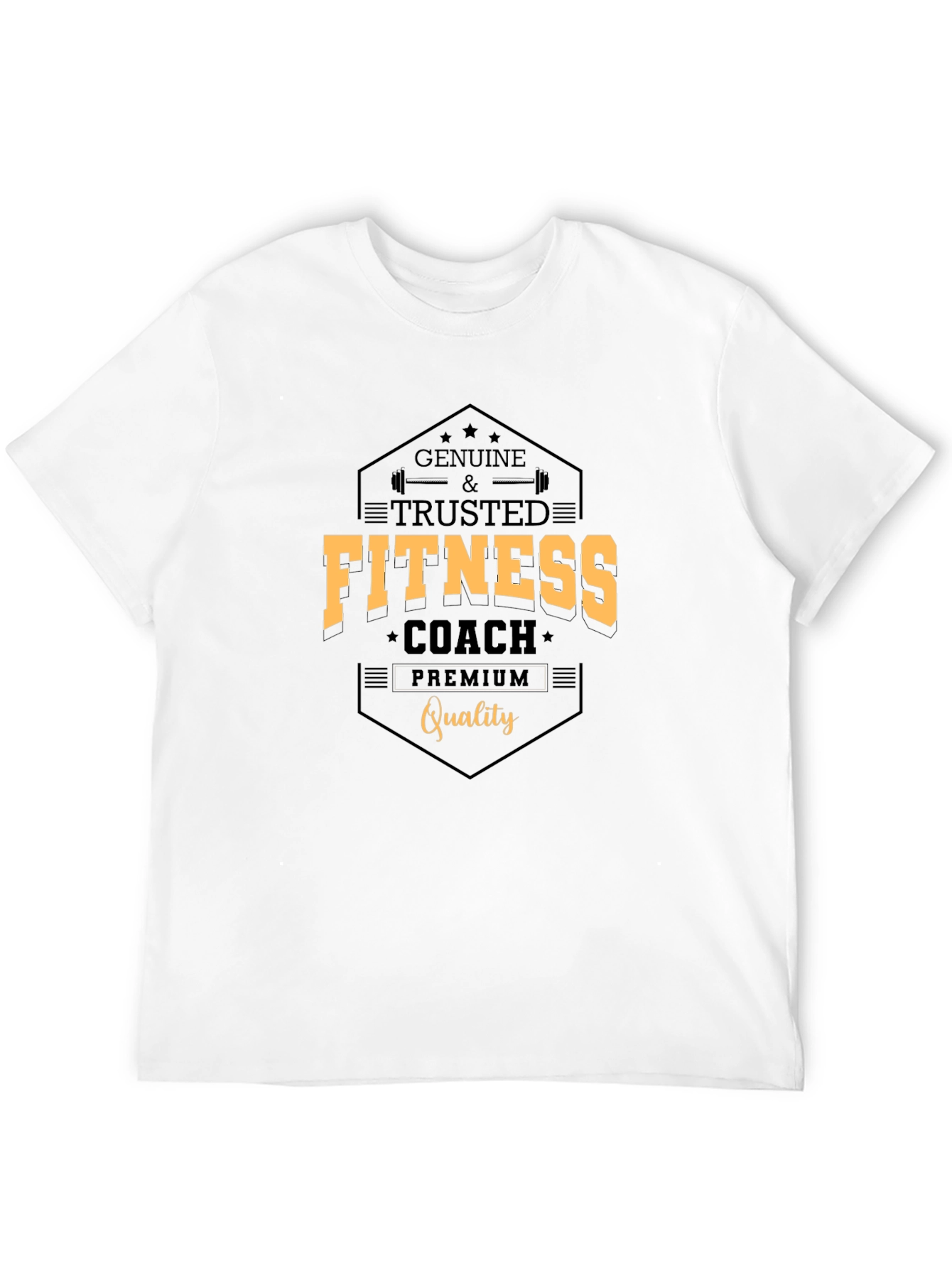 Fitness Coach Graphic T-Shirt - Premium Quality Cotton Blend
