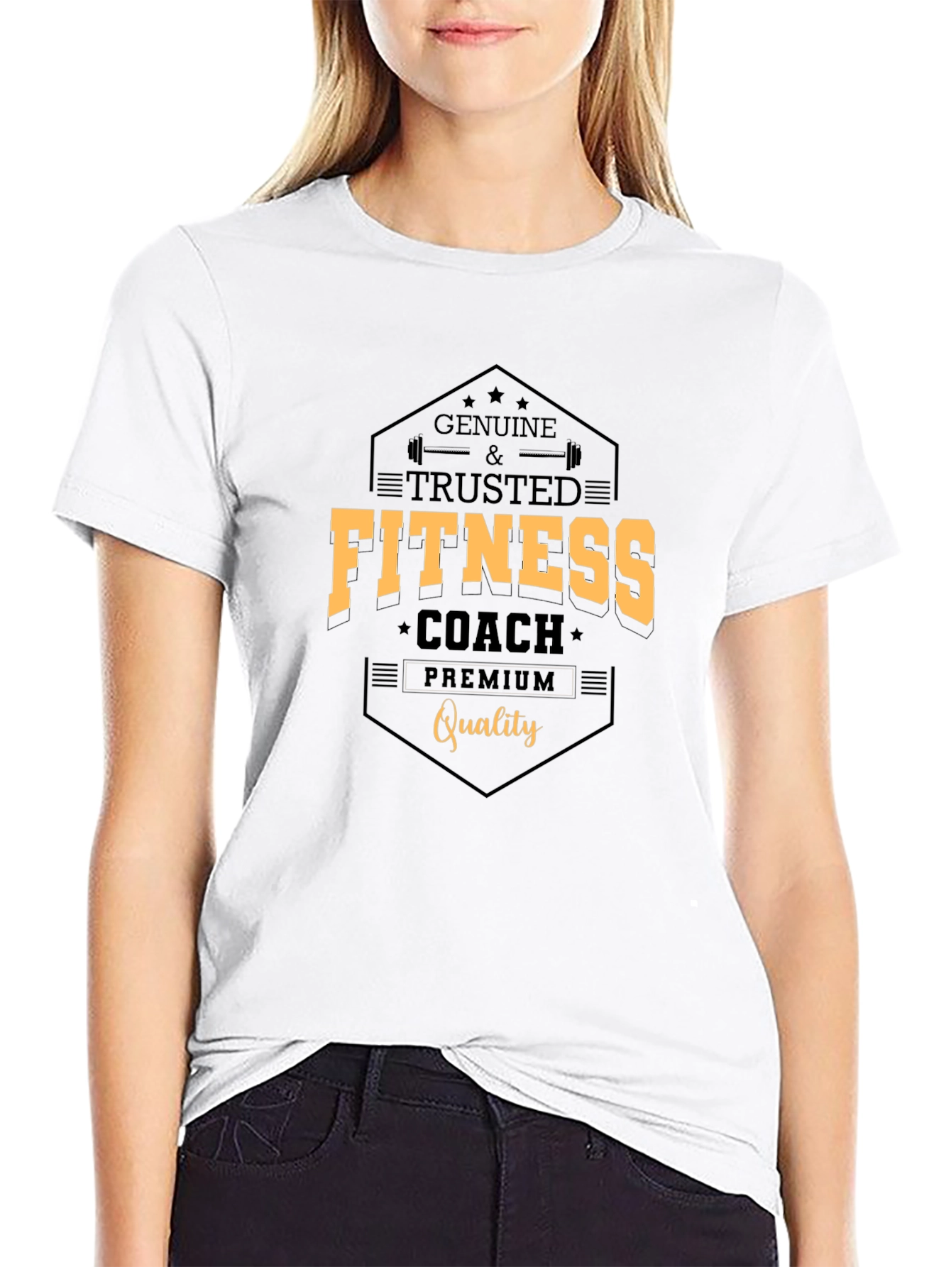 Fitness Coach Graphic T-Shirt - Premium Quality Cotton Blend