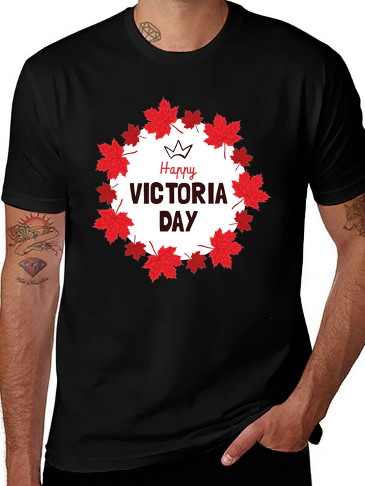 Happy Victoria Day Maple Leaf T-Shirt