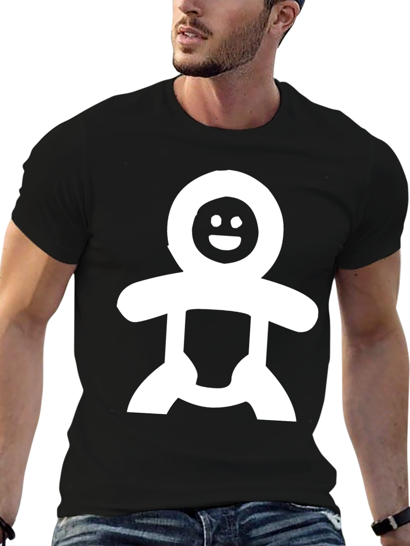 Funky Figure Black T-Shirt
