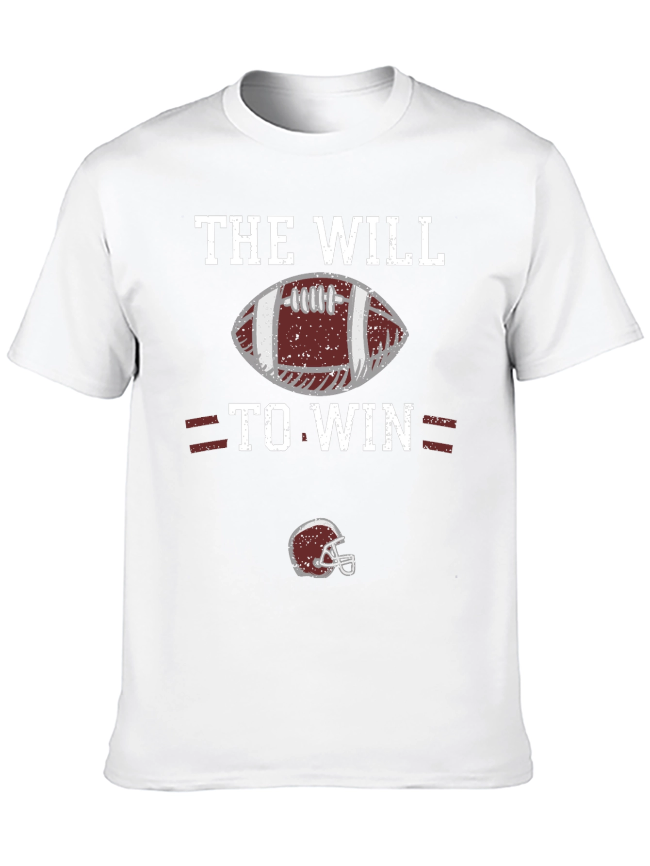 The Will to Win Football Graphic T-Shirt