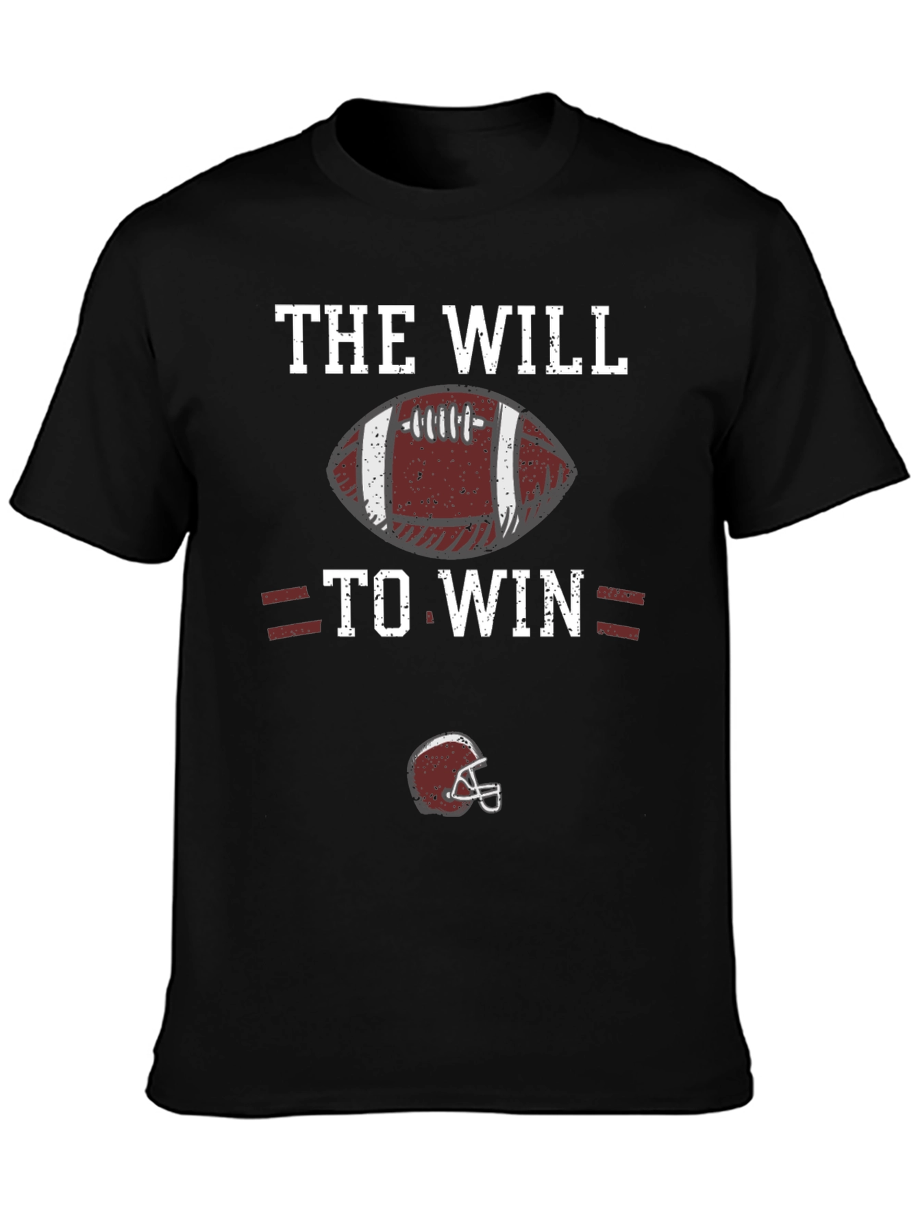 The Will to Win Football Graphic T-Shirt