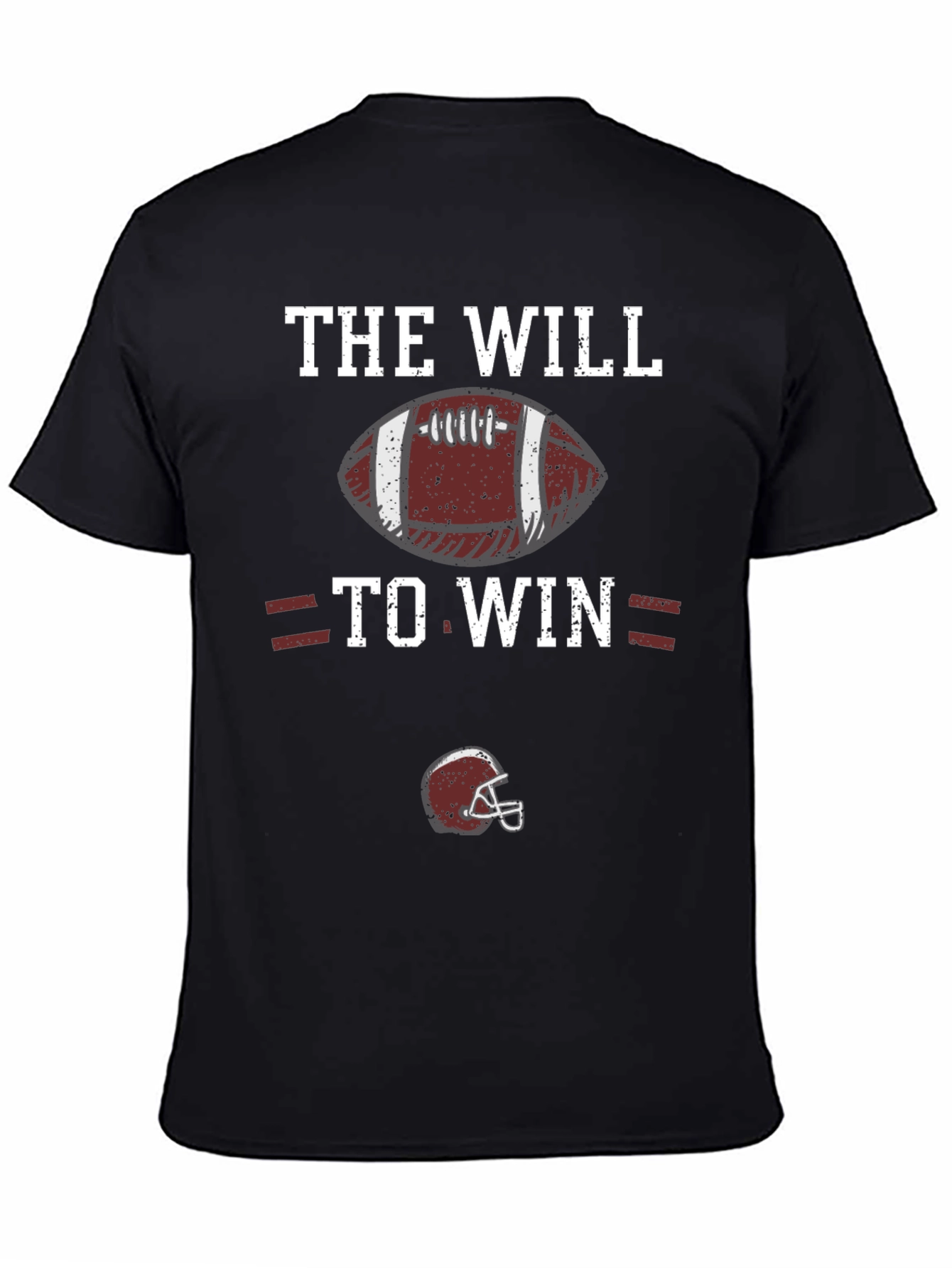 The Will to Win Football Graphic T-Shirt