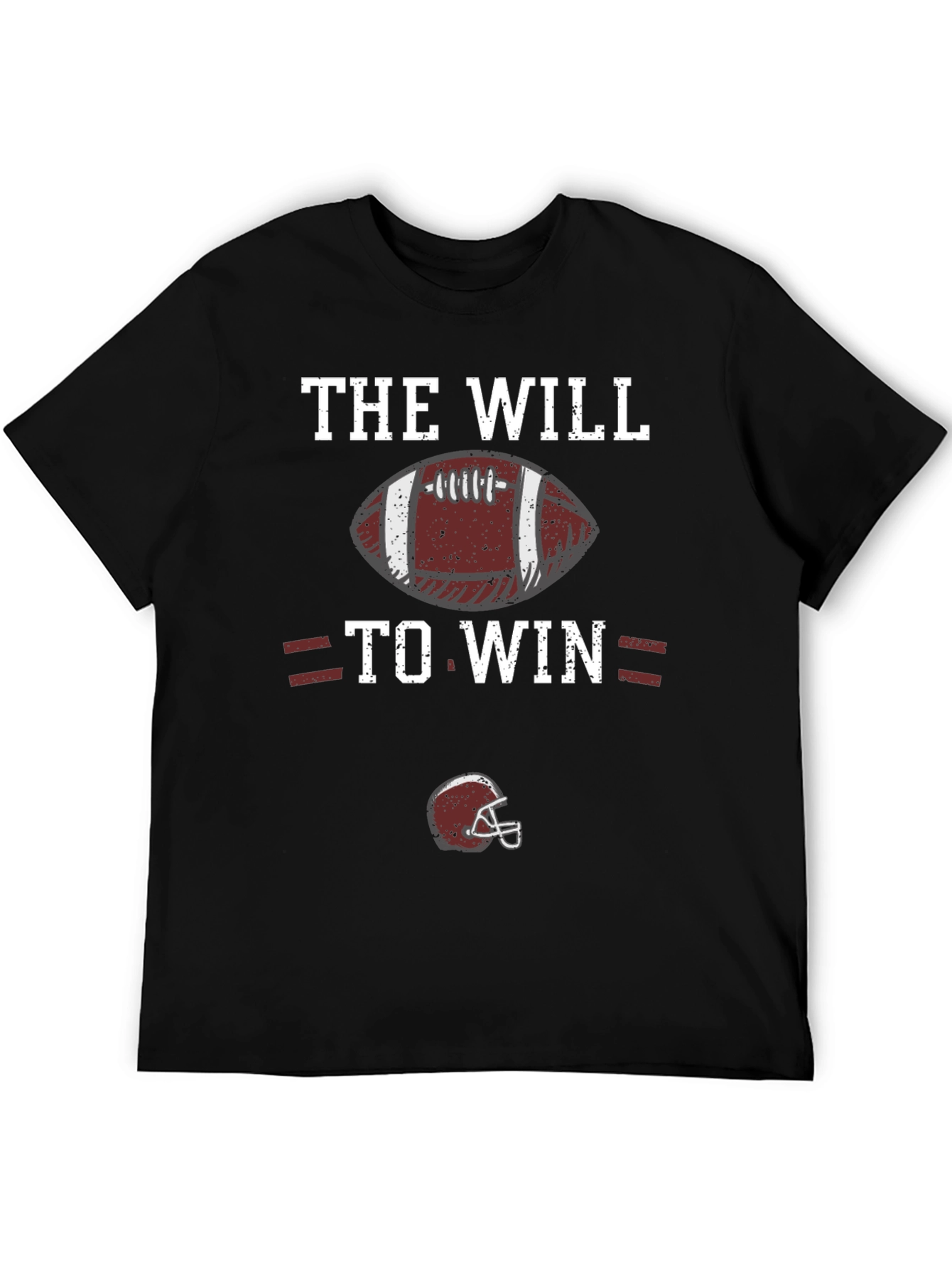 The Will to Win Football Graphic T-Shirt