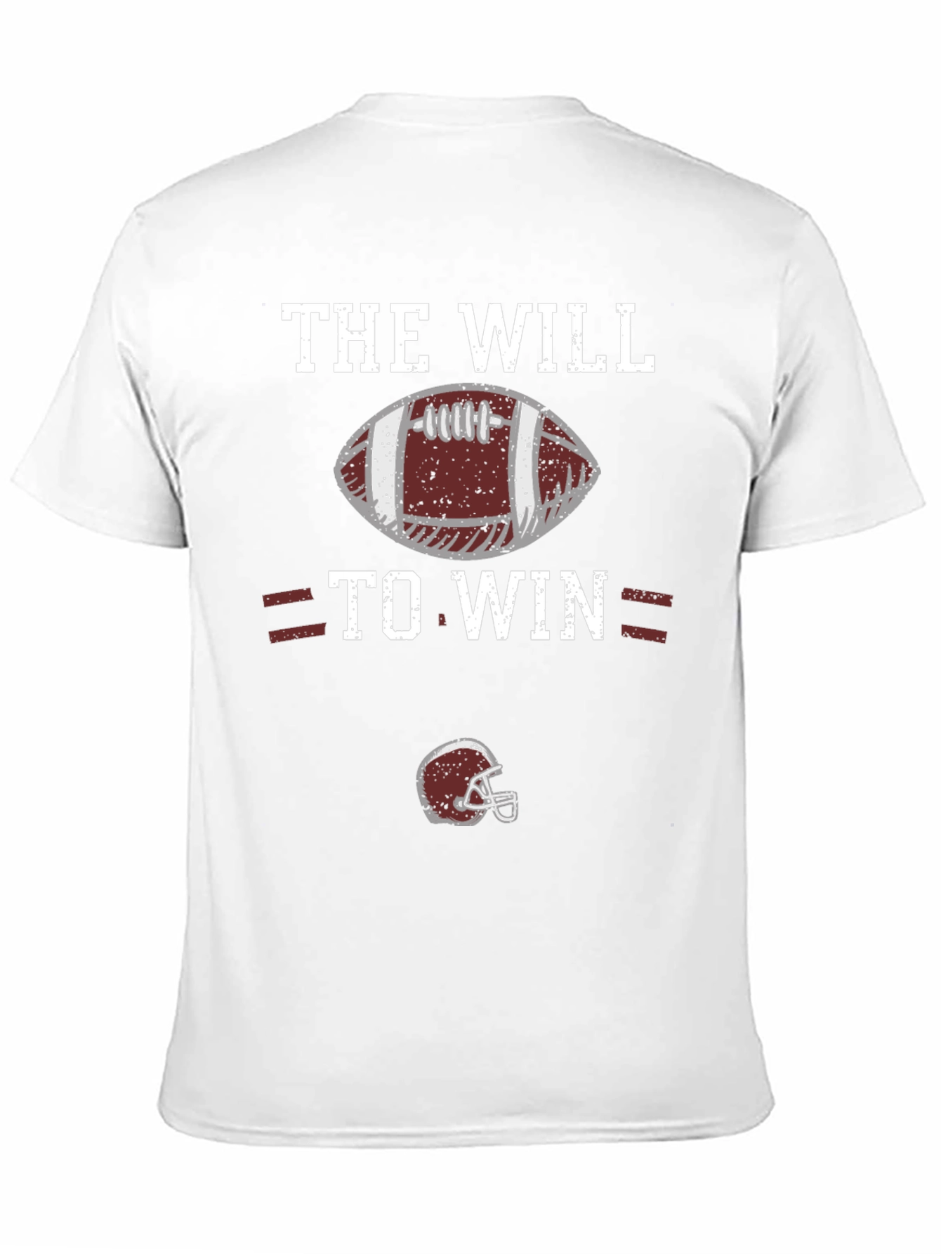 The Will to Win Football Graphic T-Shirt