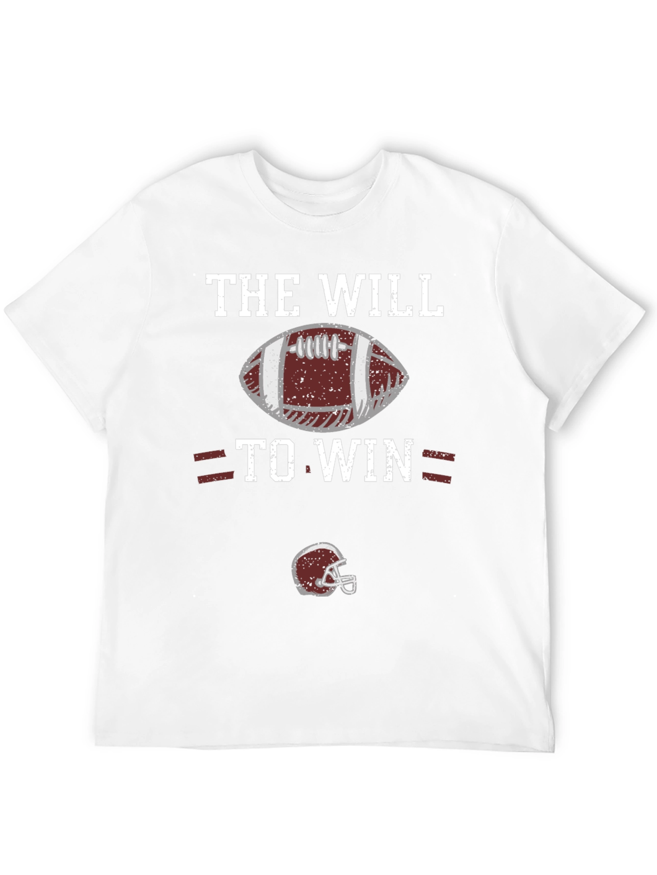 The Will to Win Football Graphic T-Shirt