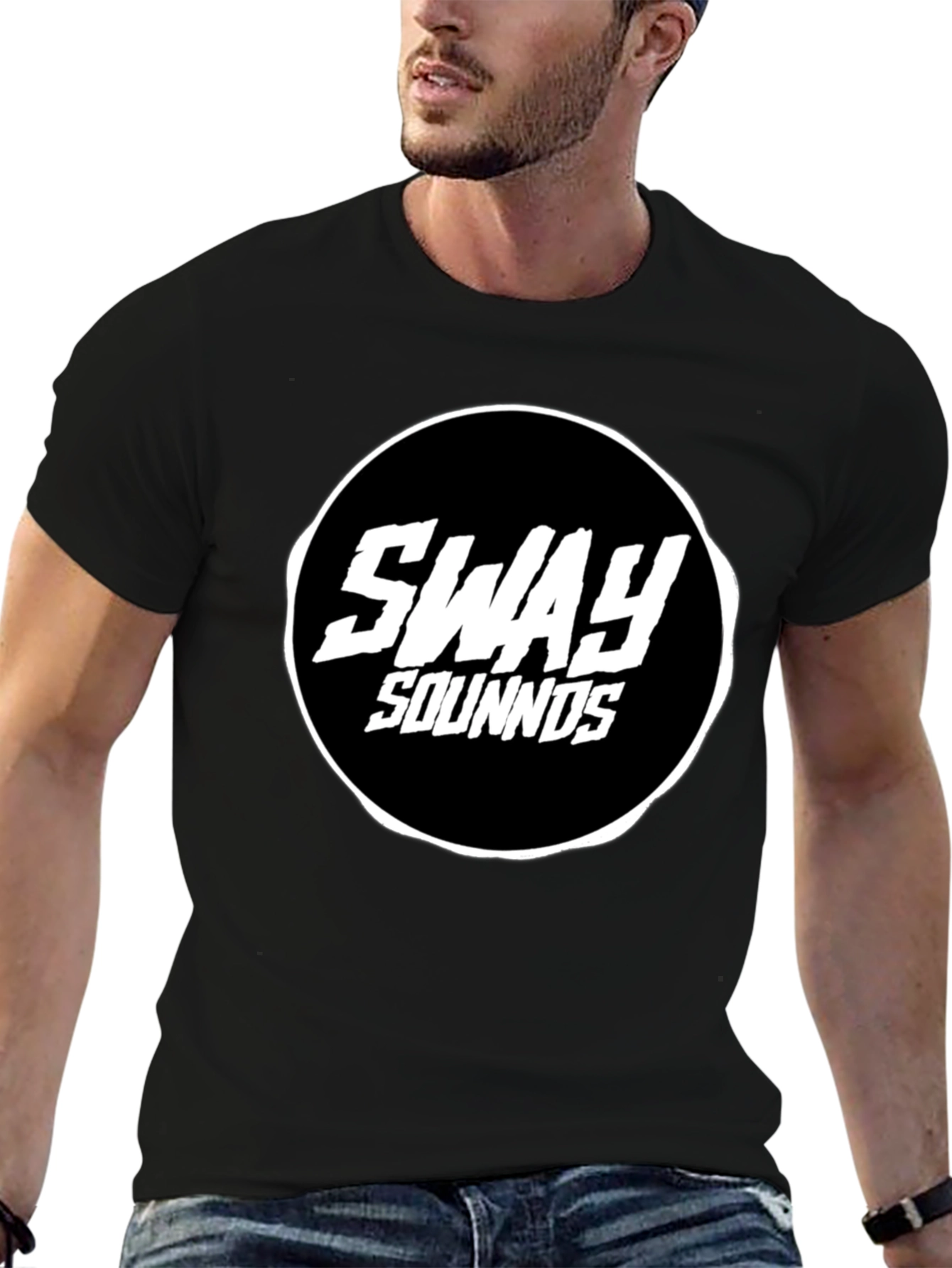 Sway Sounds Black T-Shirt - Music Inspired