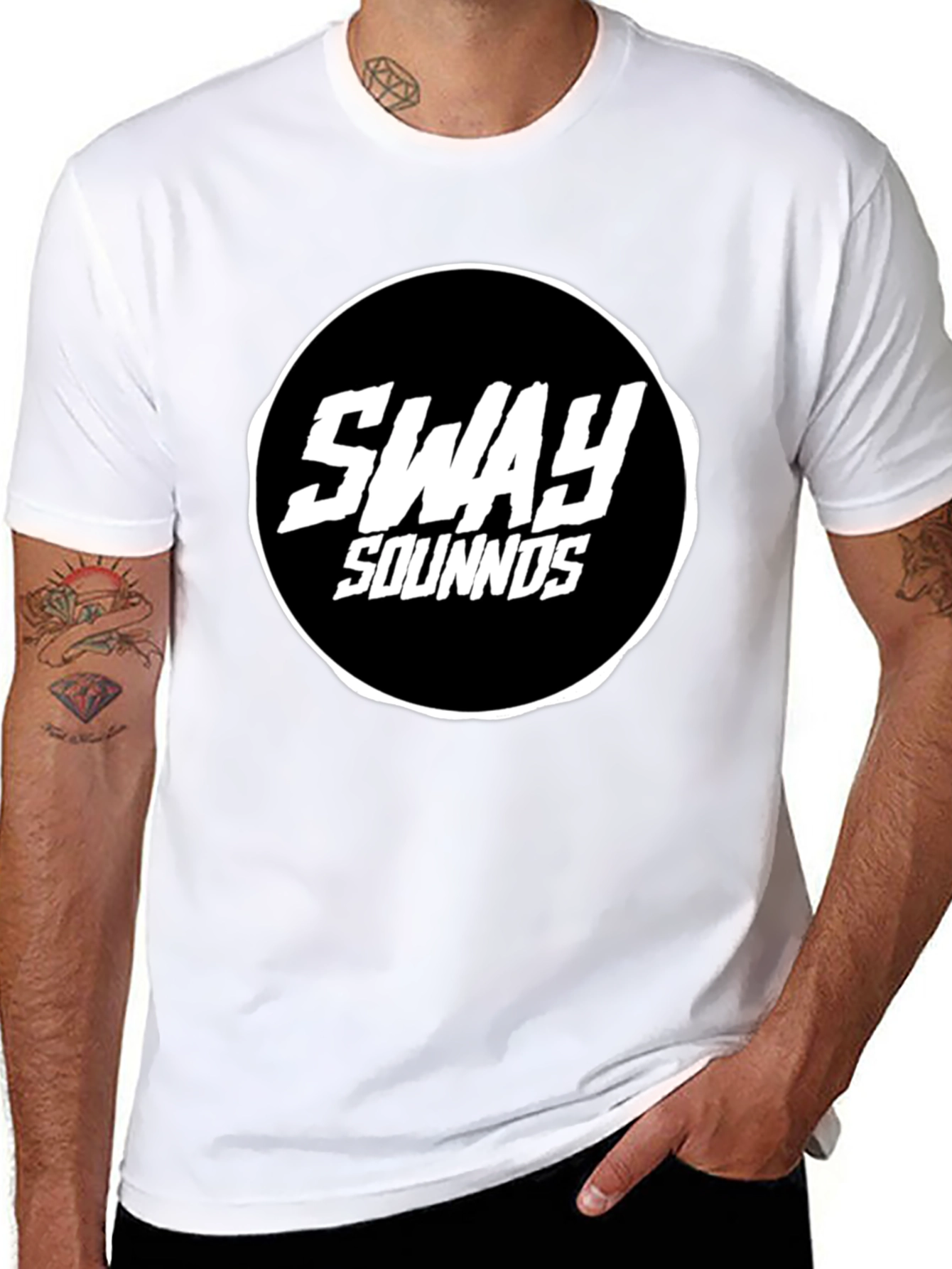 Sway Sounds Black T-Shirt - Music Inspired