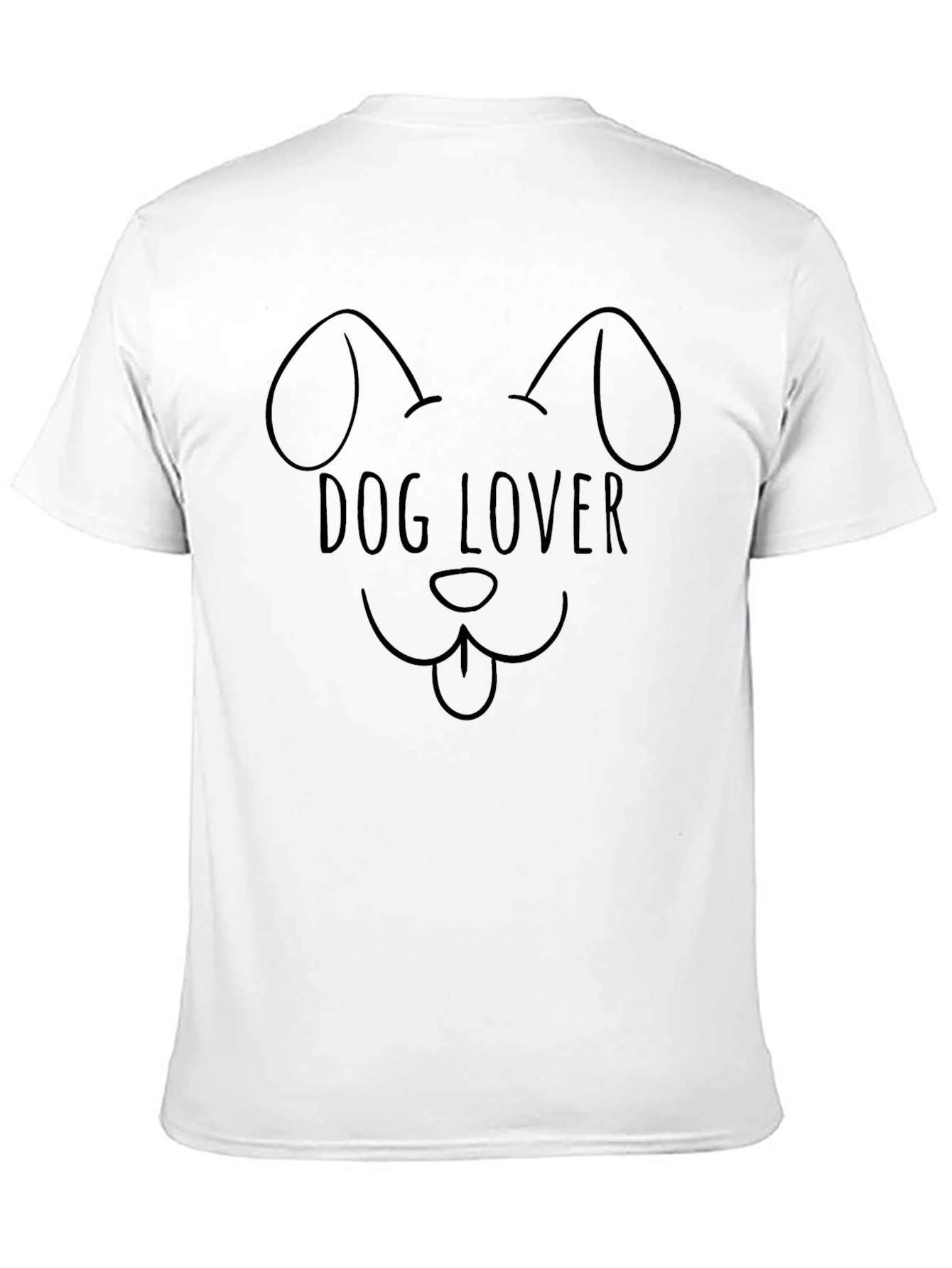 Dog Lover Graphic Tee - Unisex Black T-Shirt