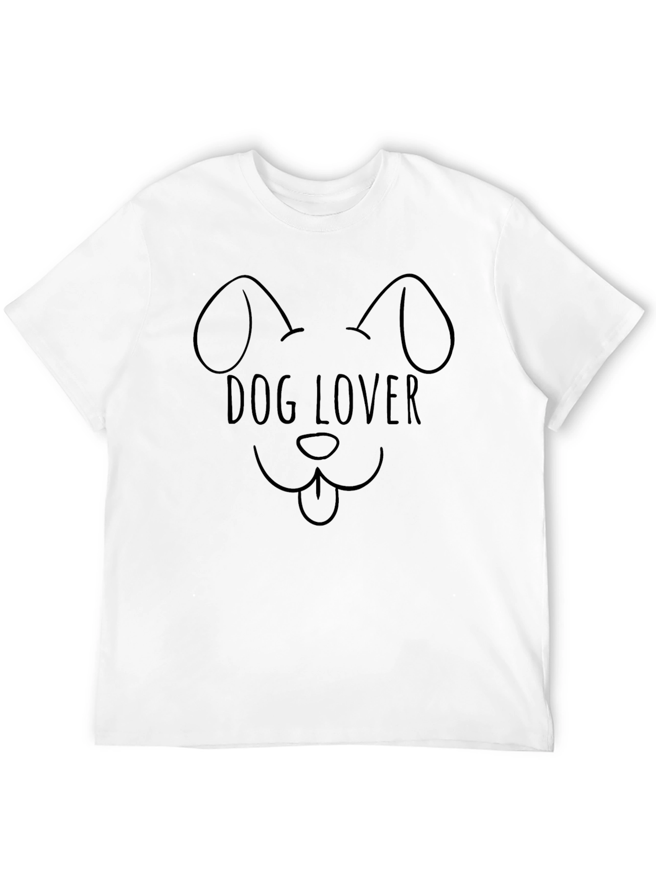Dog Lover Graphic Tee - Unisex Black T-Shirt