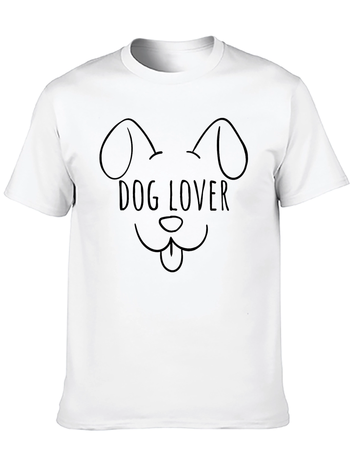 Dog Lover Graphic Tee - Unisex Black T-Shirt