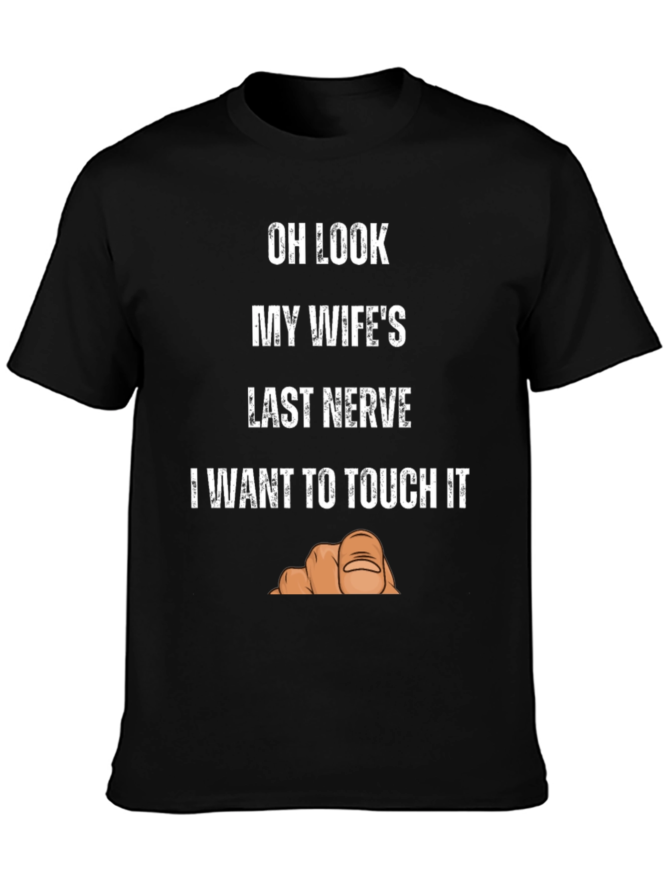 Funny Wifes Last Nerve Graphic T-Shirt
