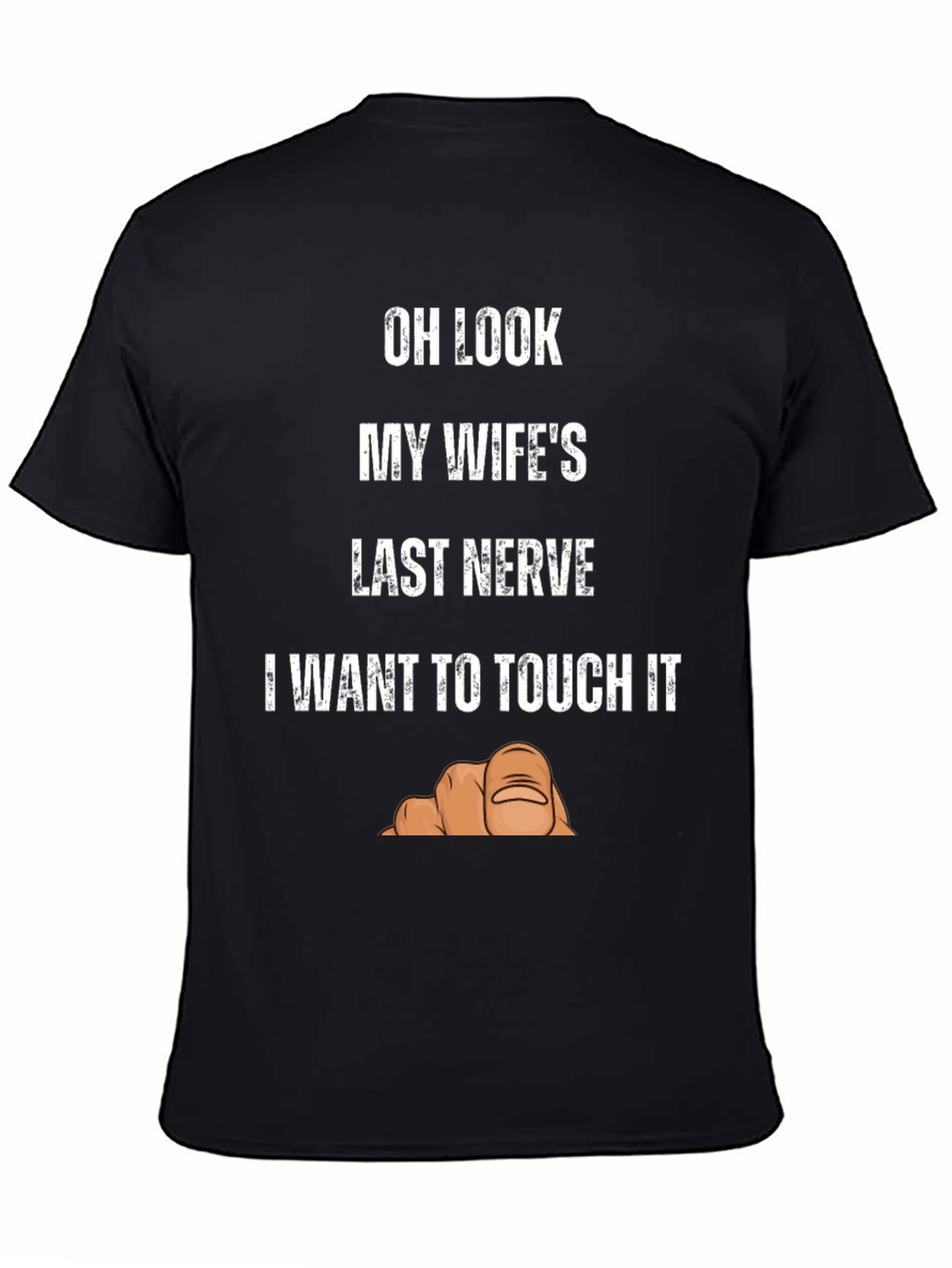 Funny Wifes Last Nerve Graphic T-Shirt