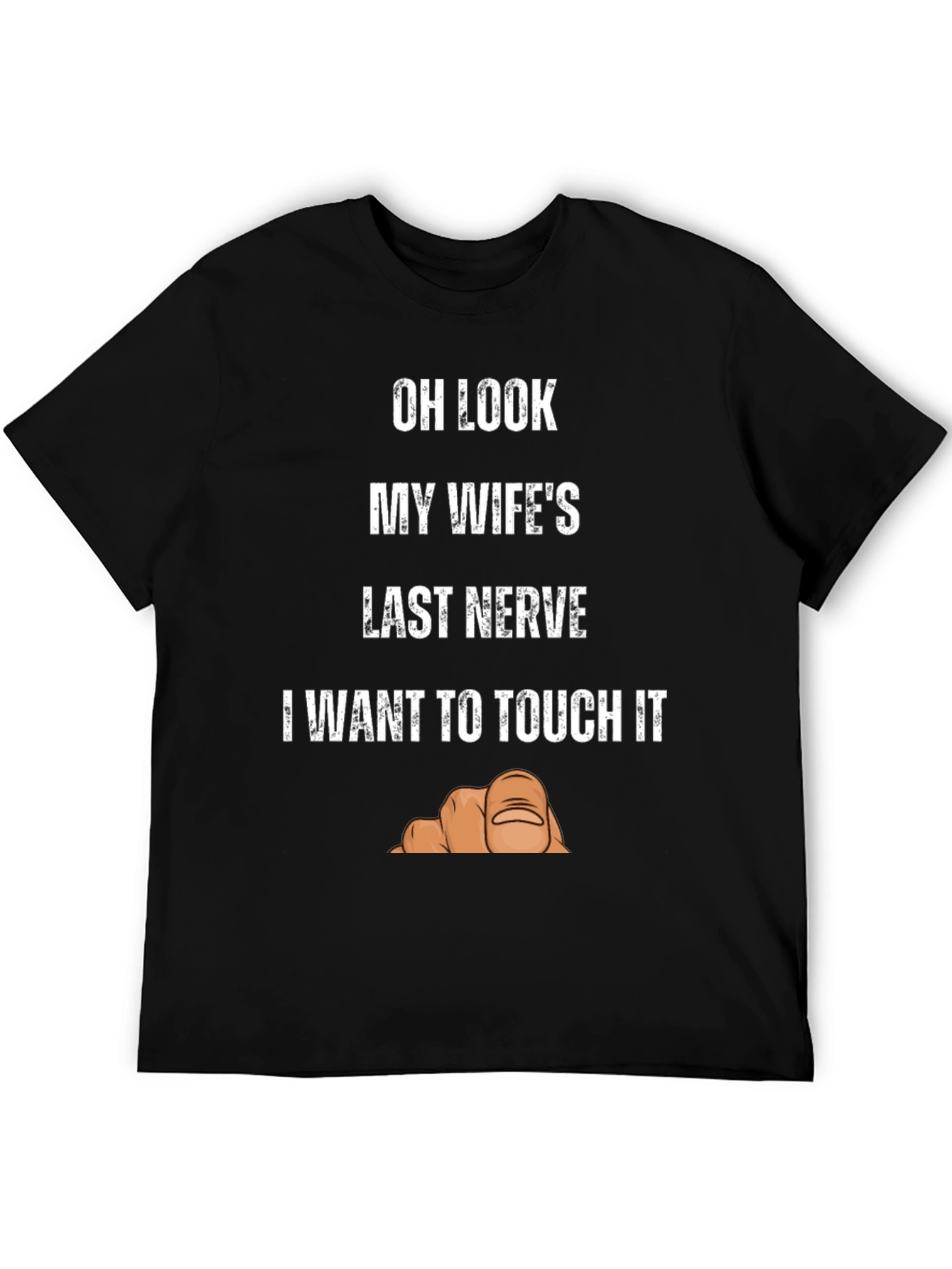 Funny Wifes Last Nerve Graphic T-Shirt