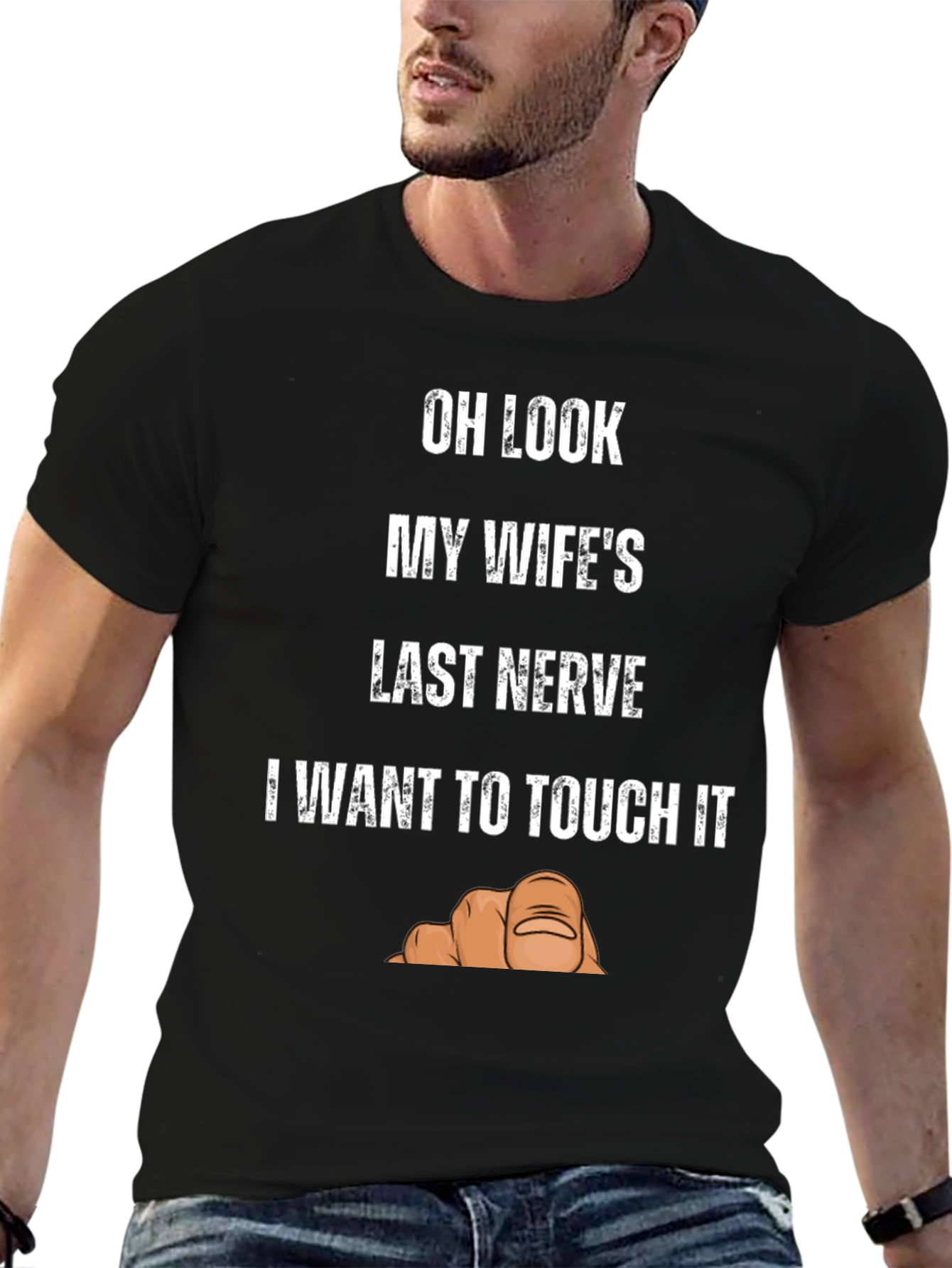 Funny Wifes Last Nerve Graphic T-Shirt