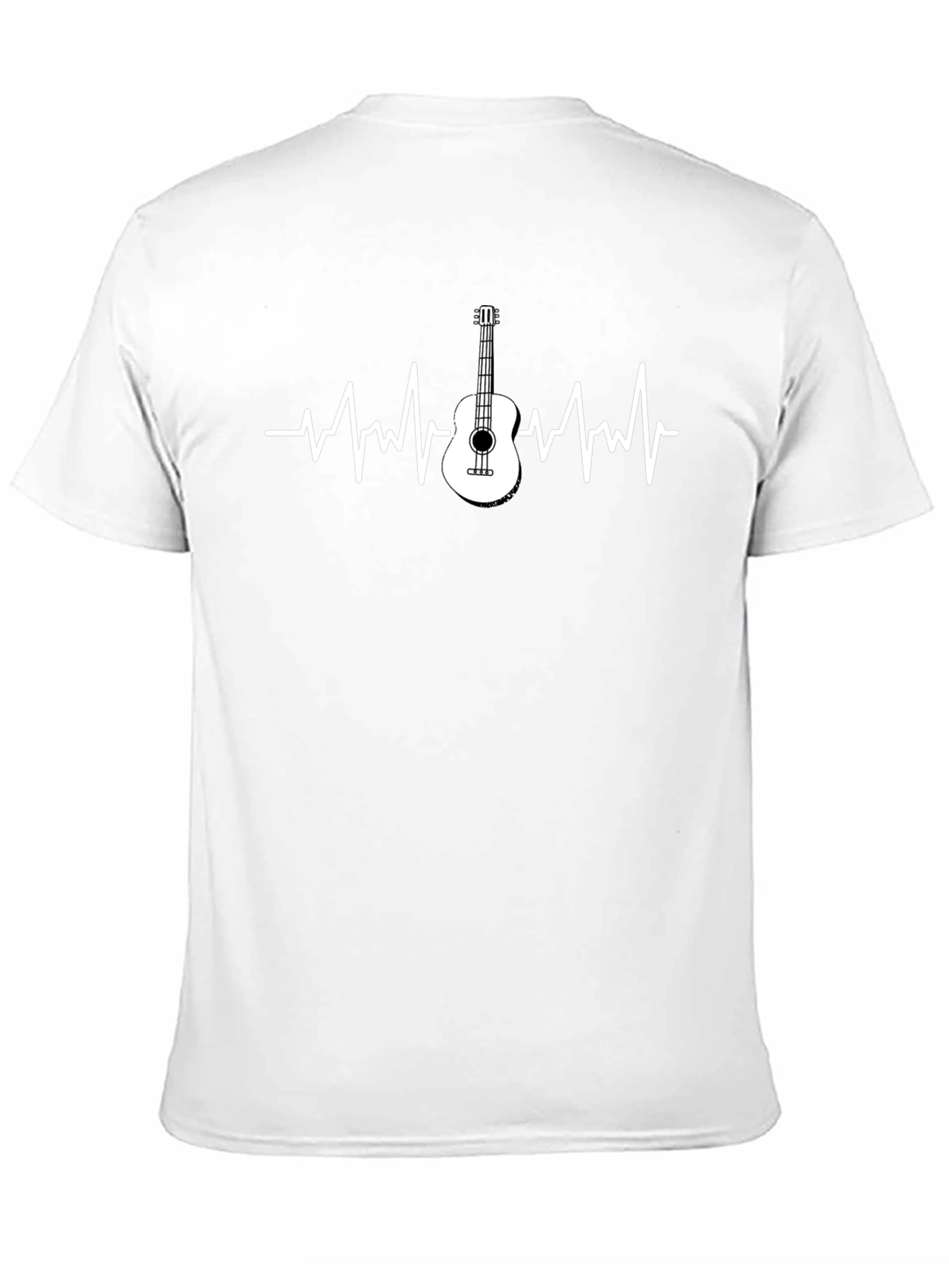 Guitar Heartbeat T-Shirt - Music Lover Tee