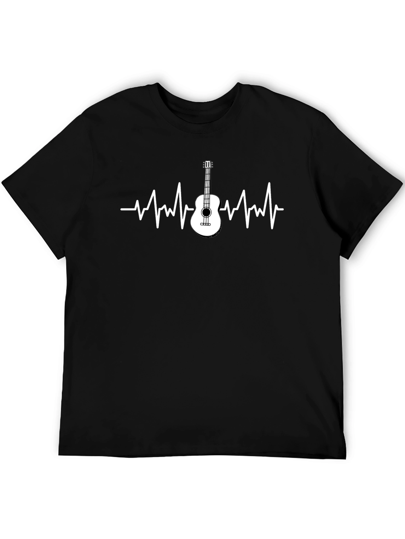 Guitar Heartbeat T-Shirt - Music Lover Tee