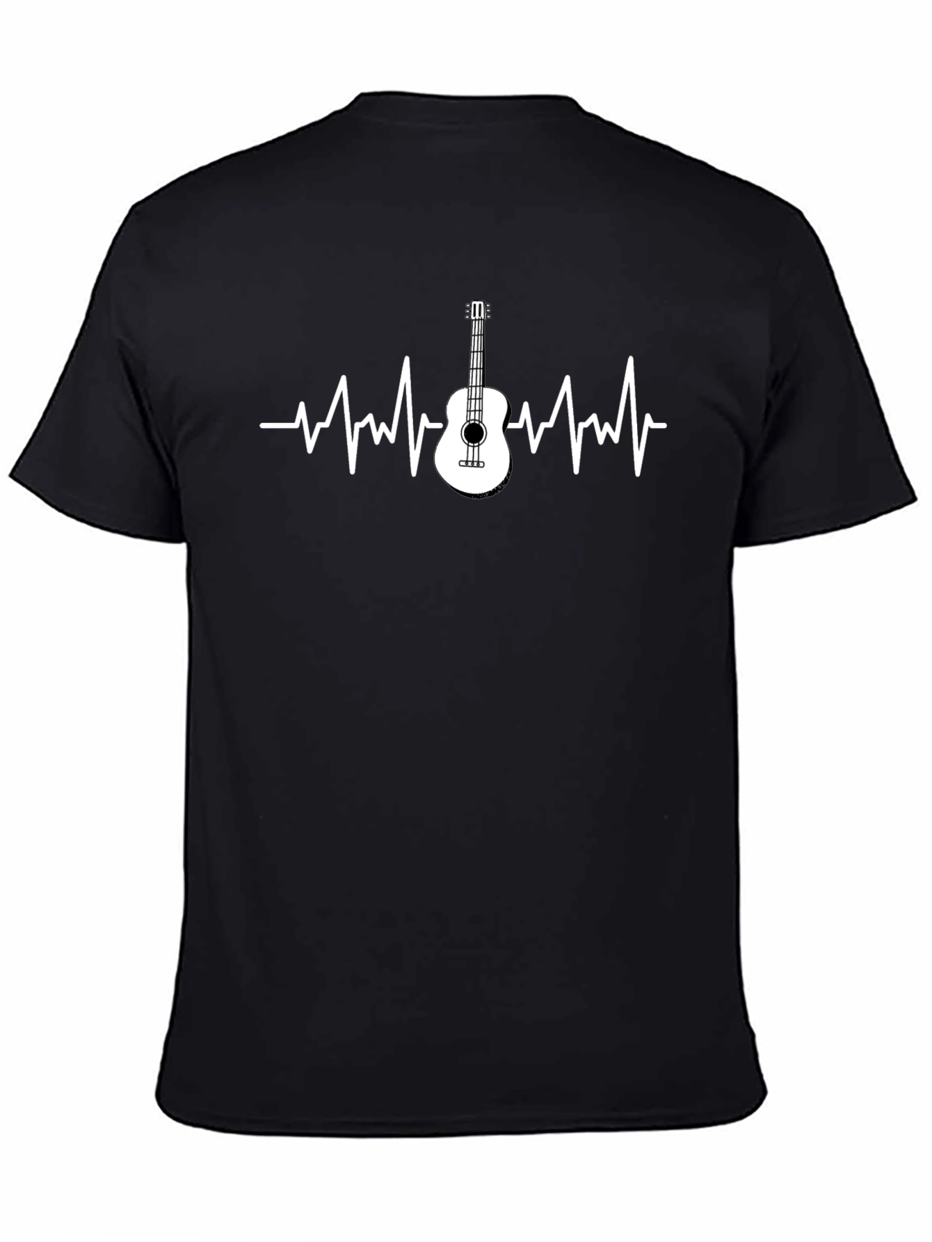 Guitar Heartbeat T-Shirt - Music Lover Tee