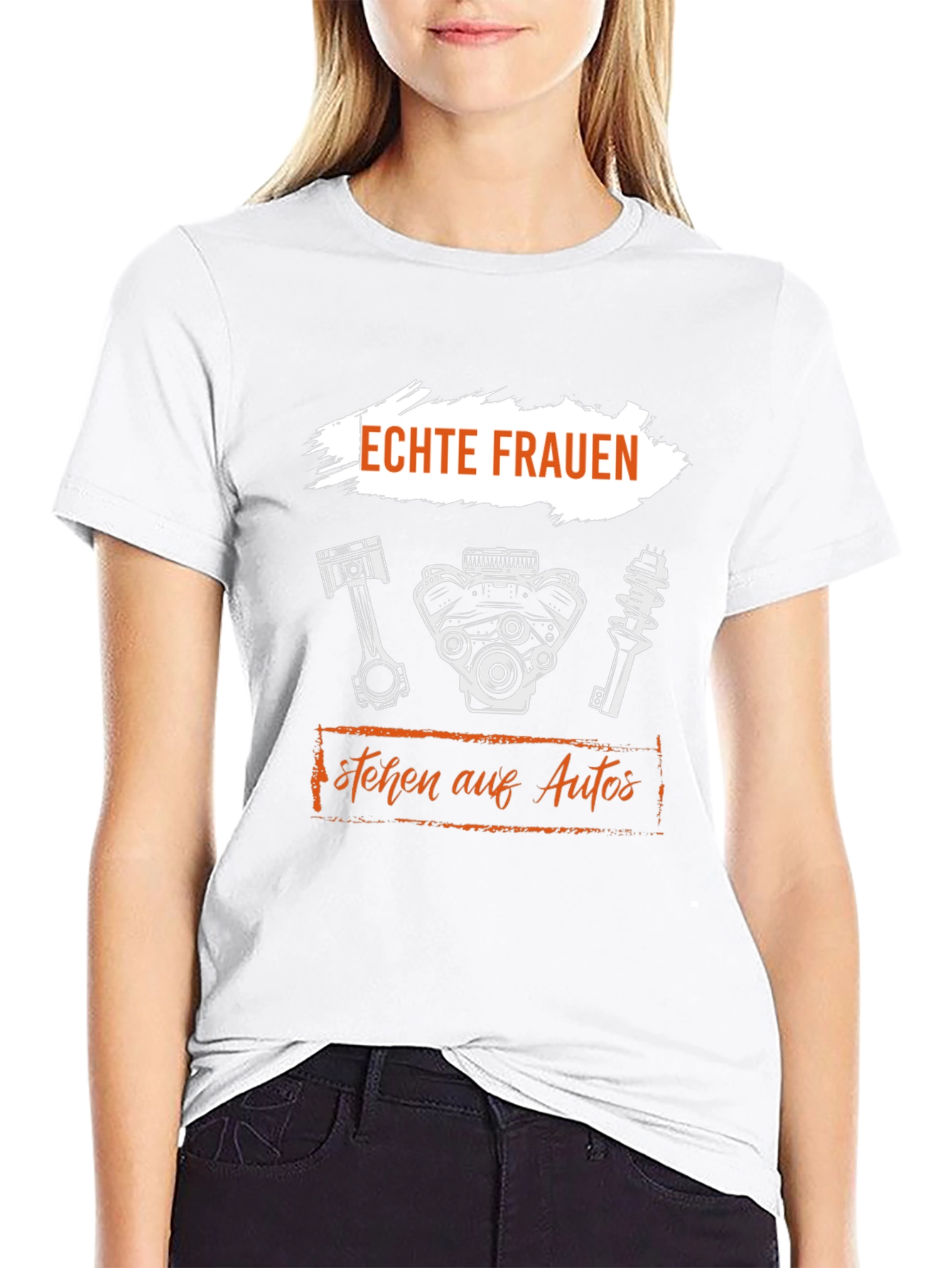 Echte Frauen Autos T-Shirt: Automotive Enthusiast Tee