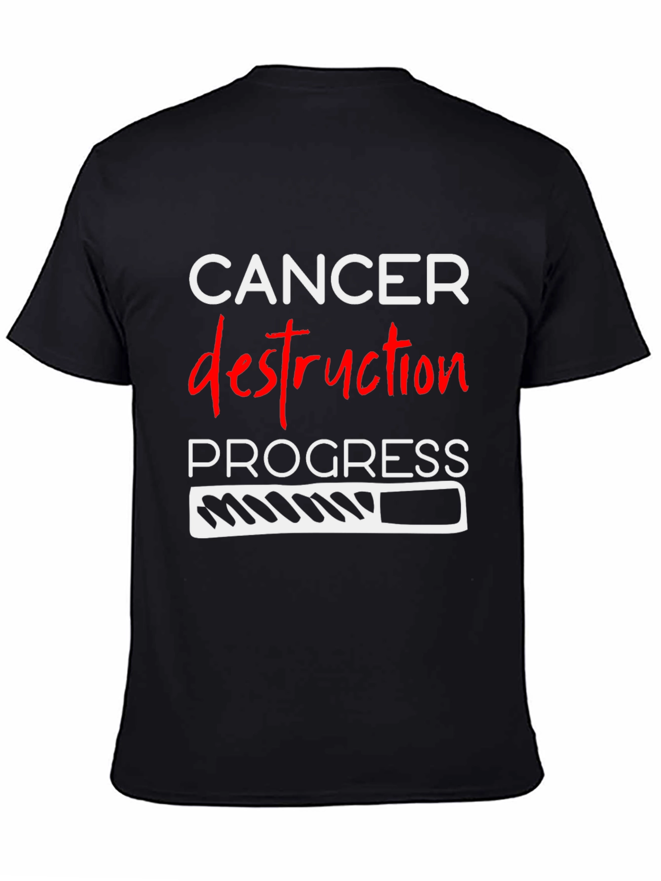 Cancer Destruction Progress Graphic T-Shirt