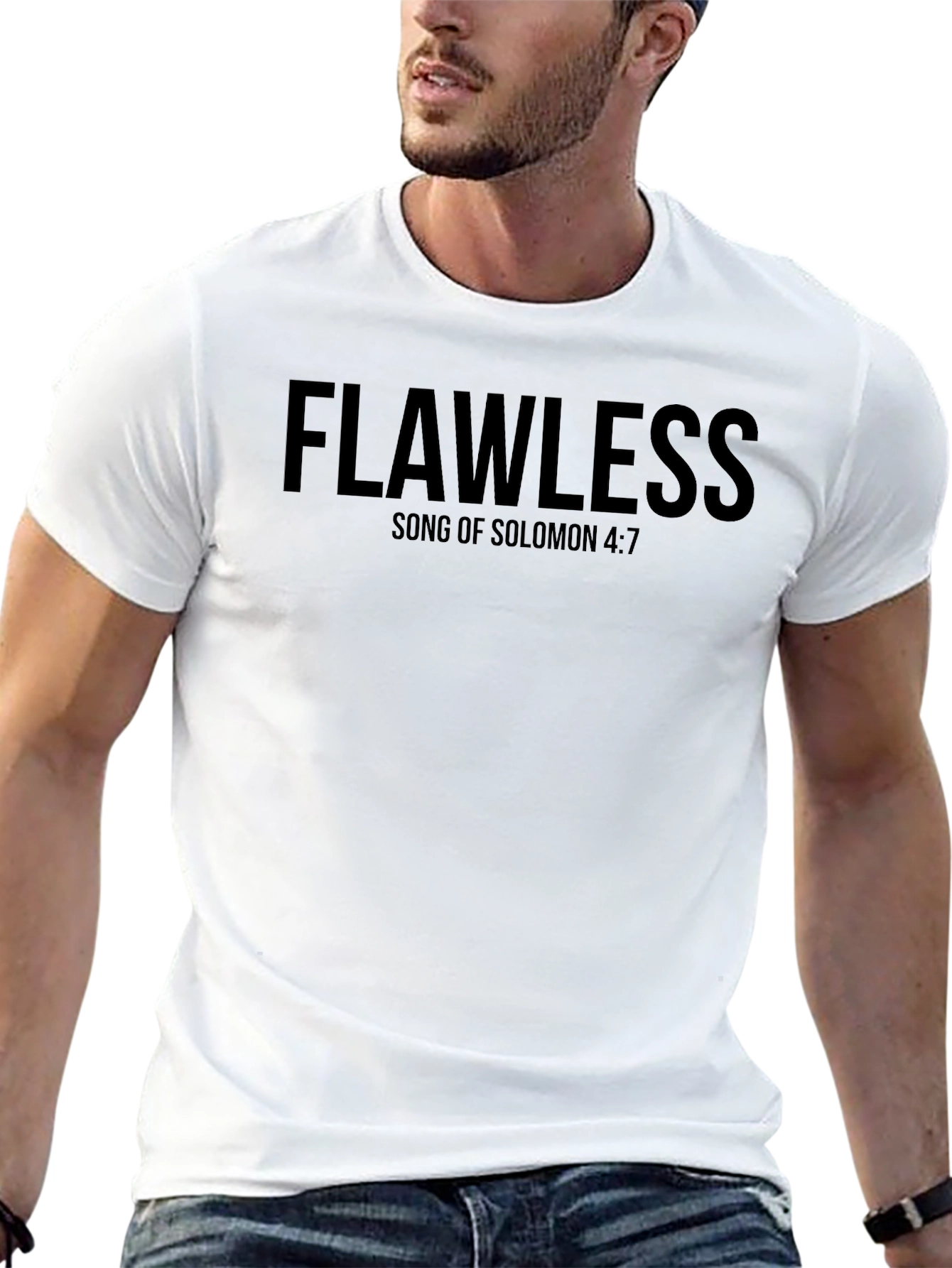 Flawless Christian T-Shirt - Song of Solomon 4:7